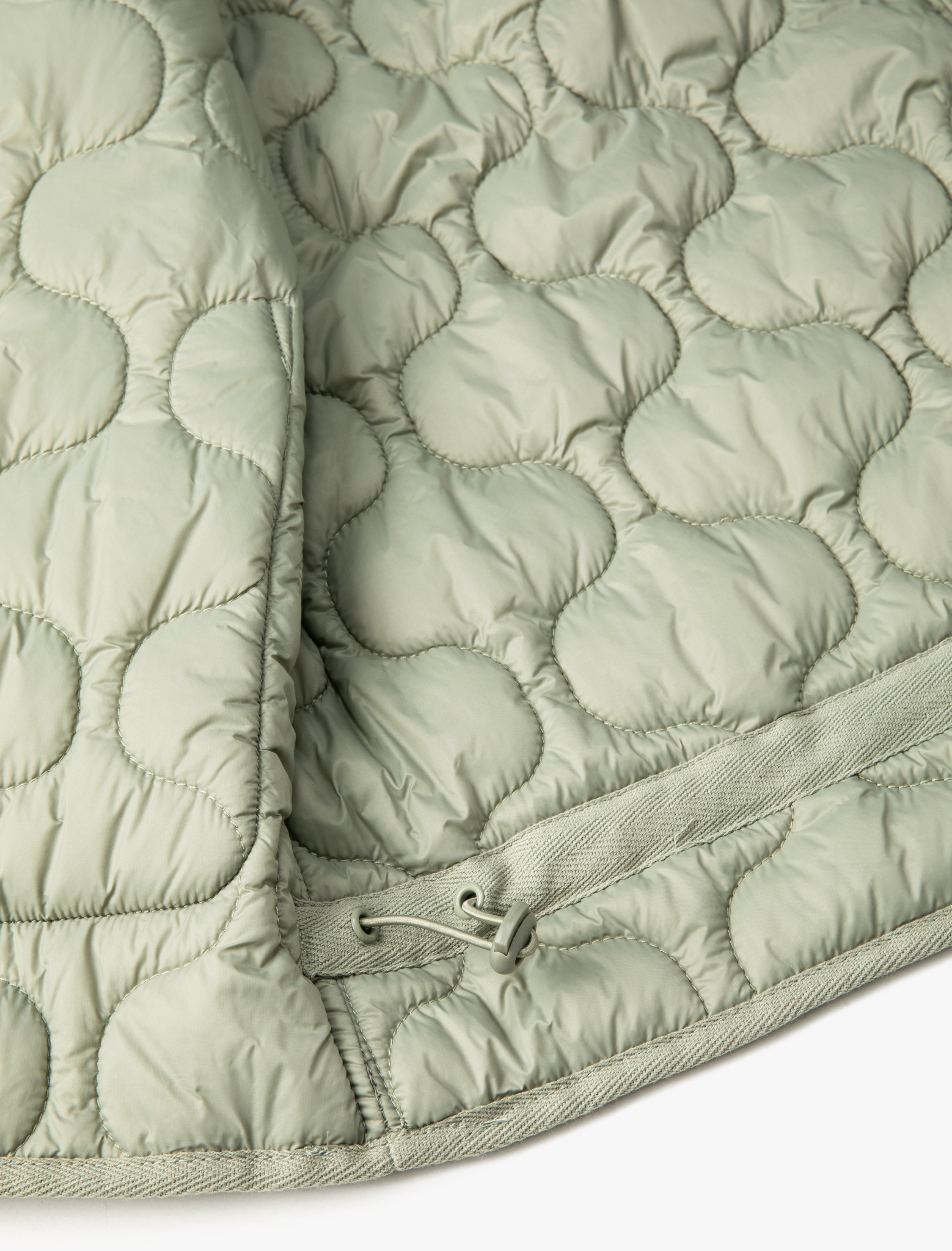   Kapitone Ceket Cep Detaylı Çıtçıt Düğmeli