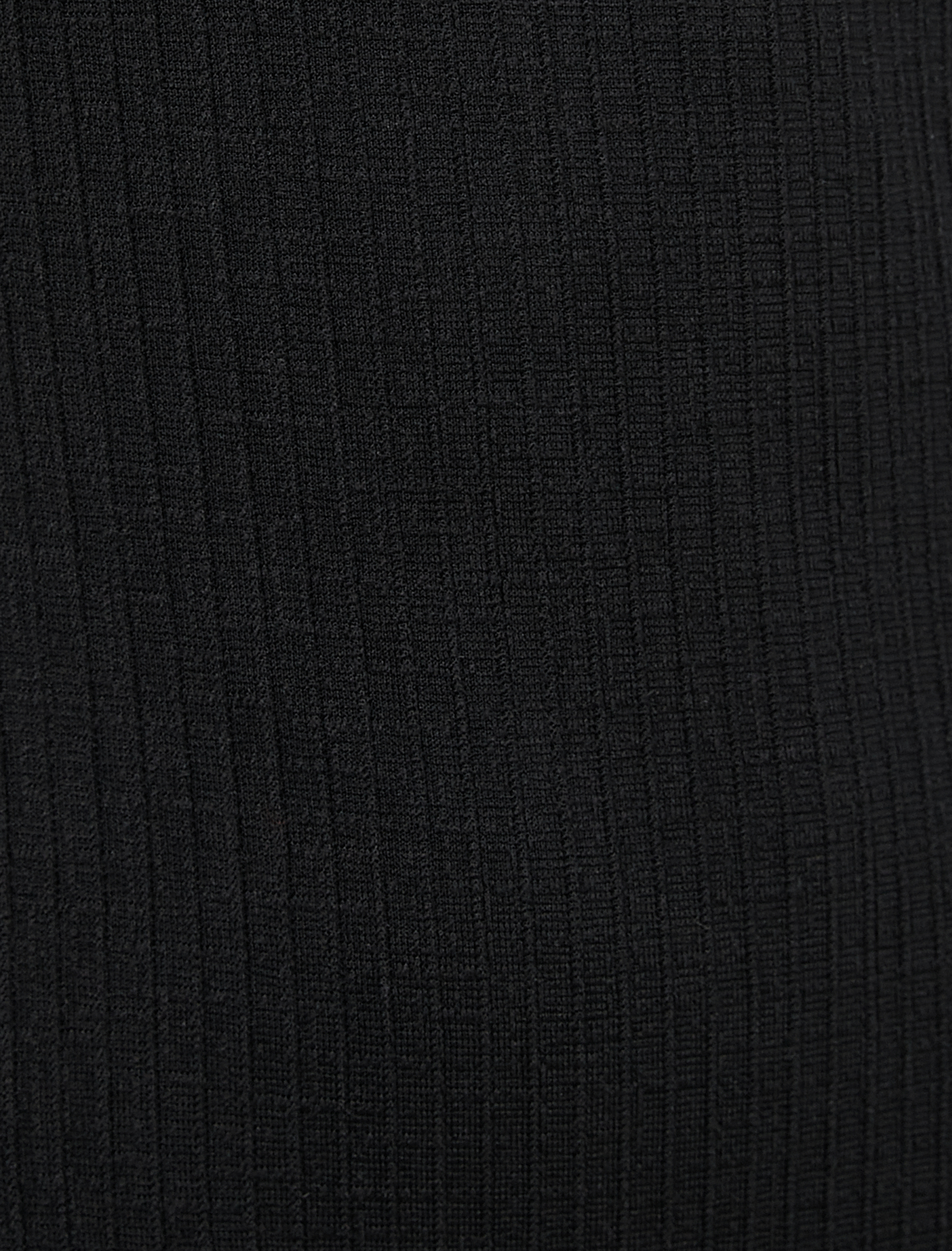   Kalem Elbise Basic Uzun Kollu Yuvarlak Yaka Astarlı Yırtmaç Detaylı