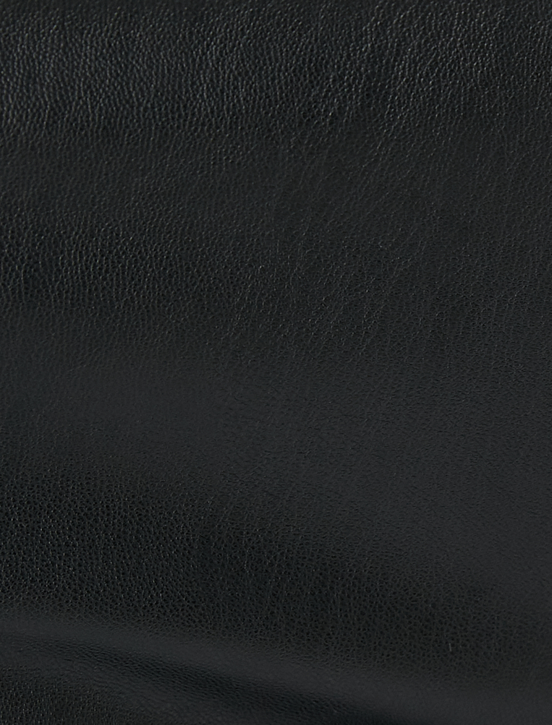   Deri Görünümlü Pantolon Normal Bel Cepsiz