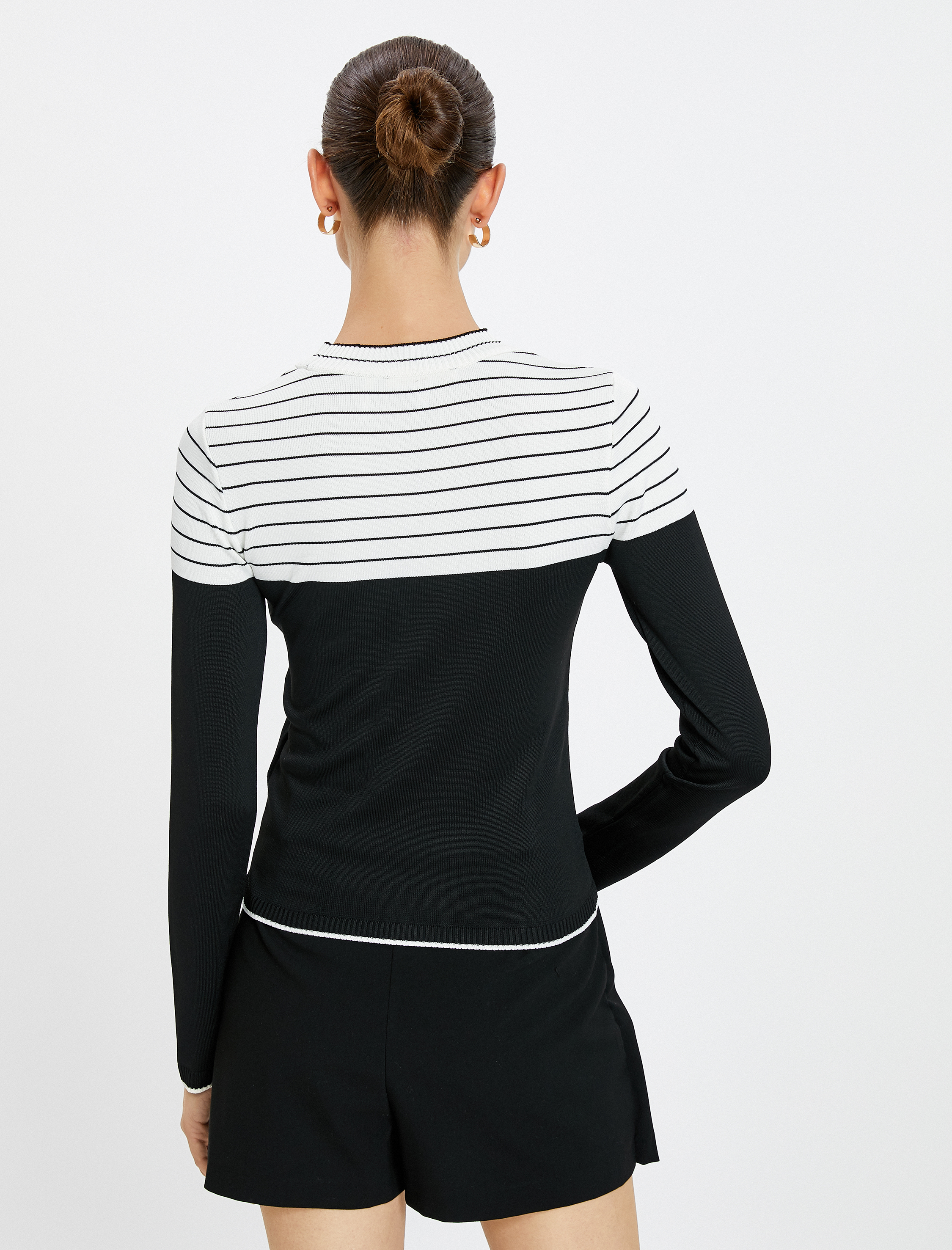   Triko Kazak Bisiklet Yaka Uzun Kollu