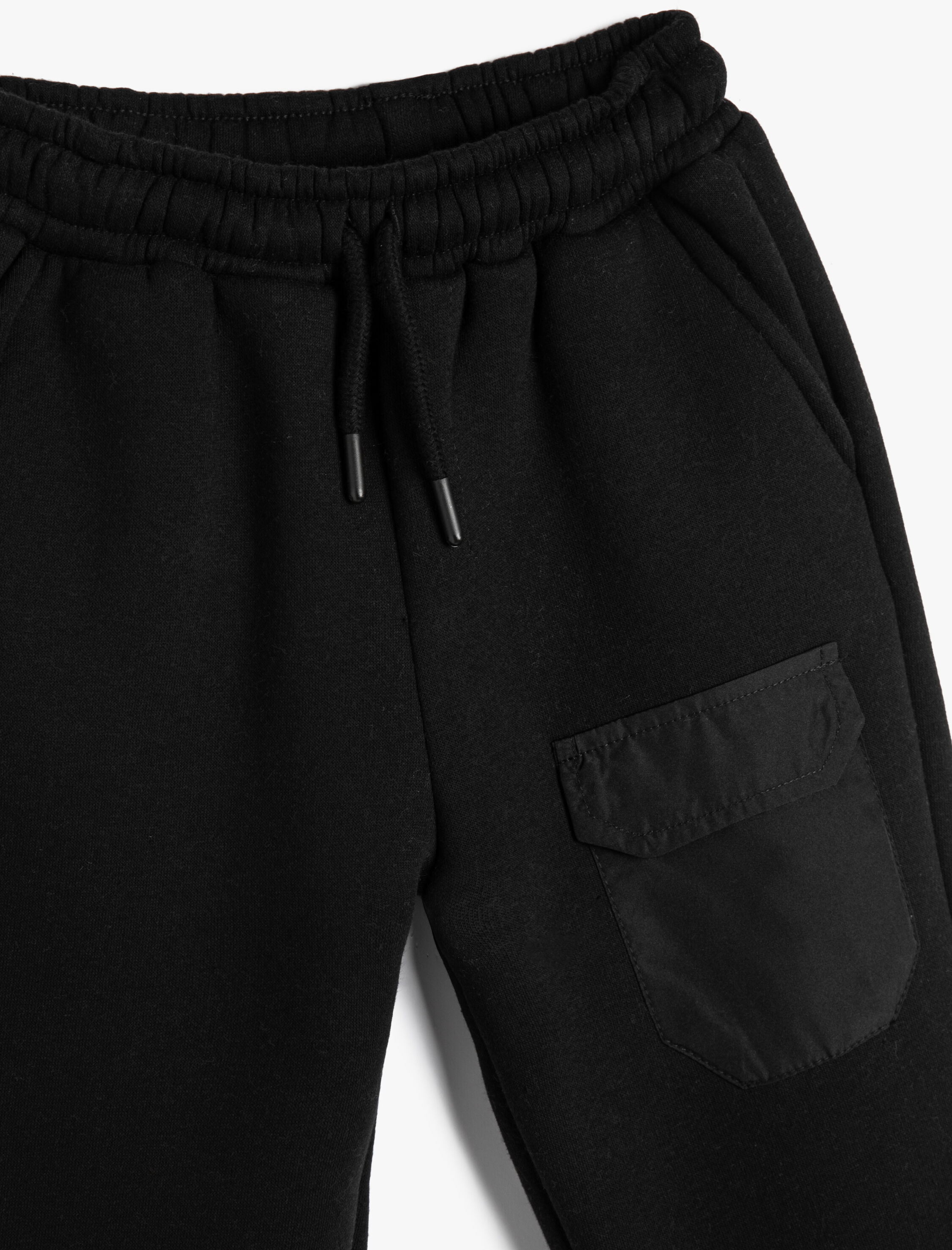  Erkek Çocuk Basic Jogger Eşofman Altı Beli Bağlamalı Cep Detaylı Şardonlu
