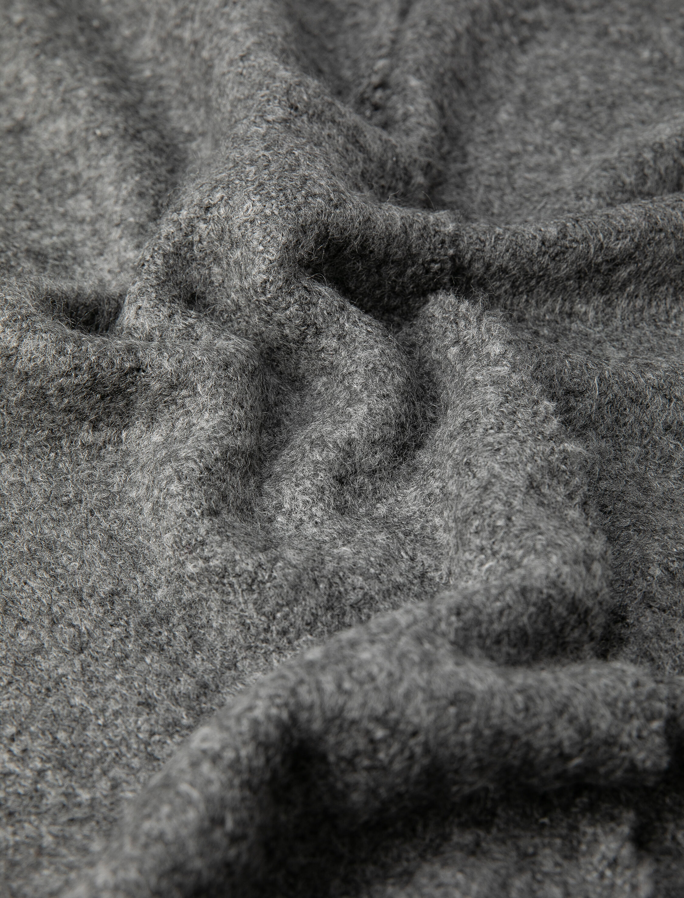  Erkek Atkı Uzun Dokulu Püskül Detaylı Akrilik Karışımlı