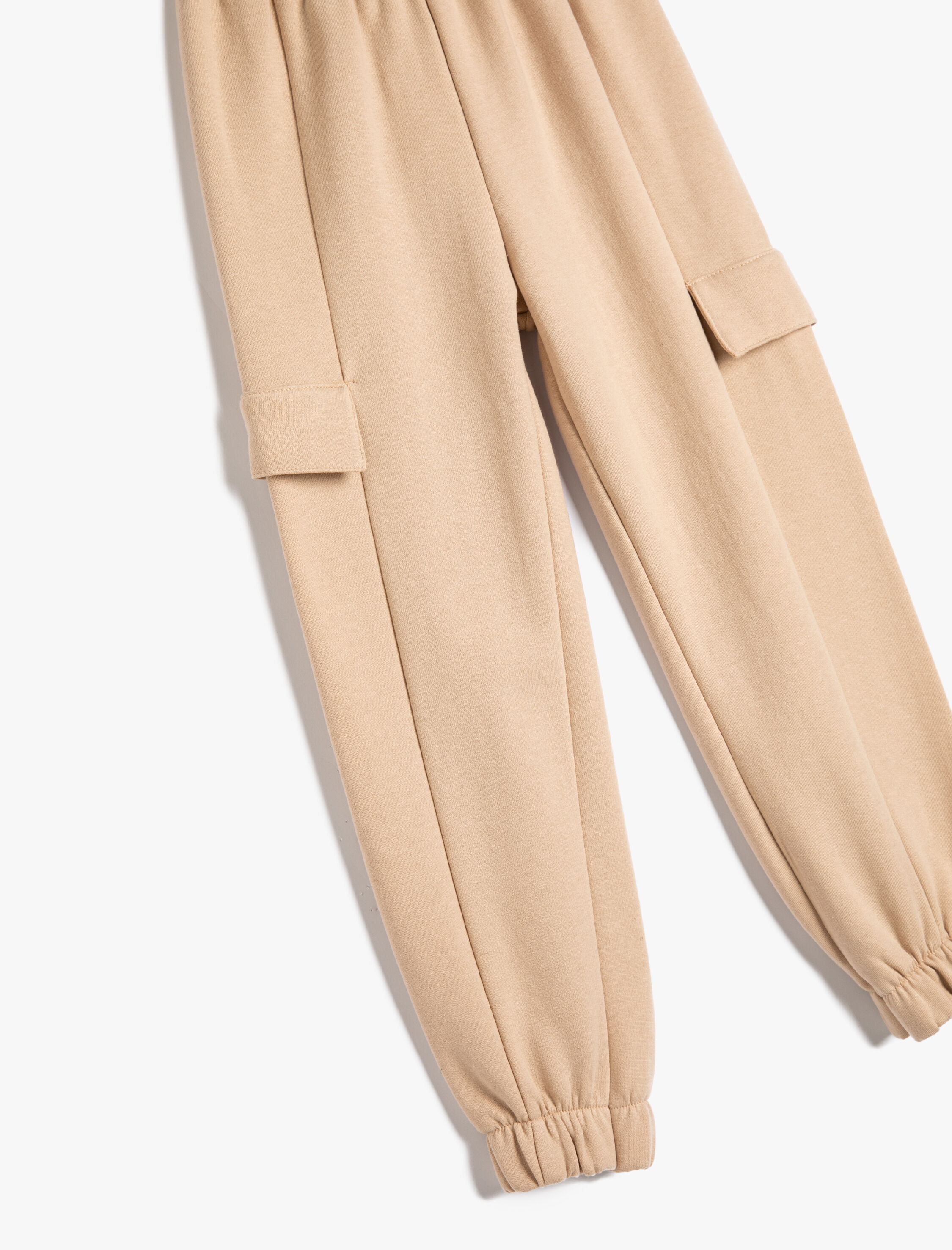  Kız Çocuk Basic Jogger Eşofman Altı Beli Bağlamalı Cepli