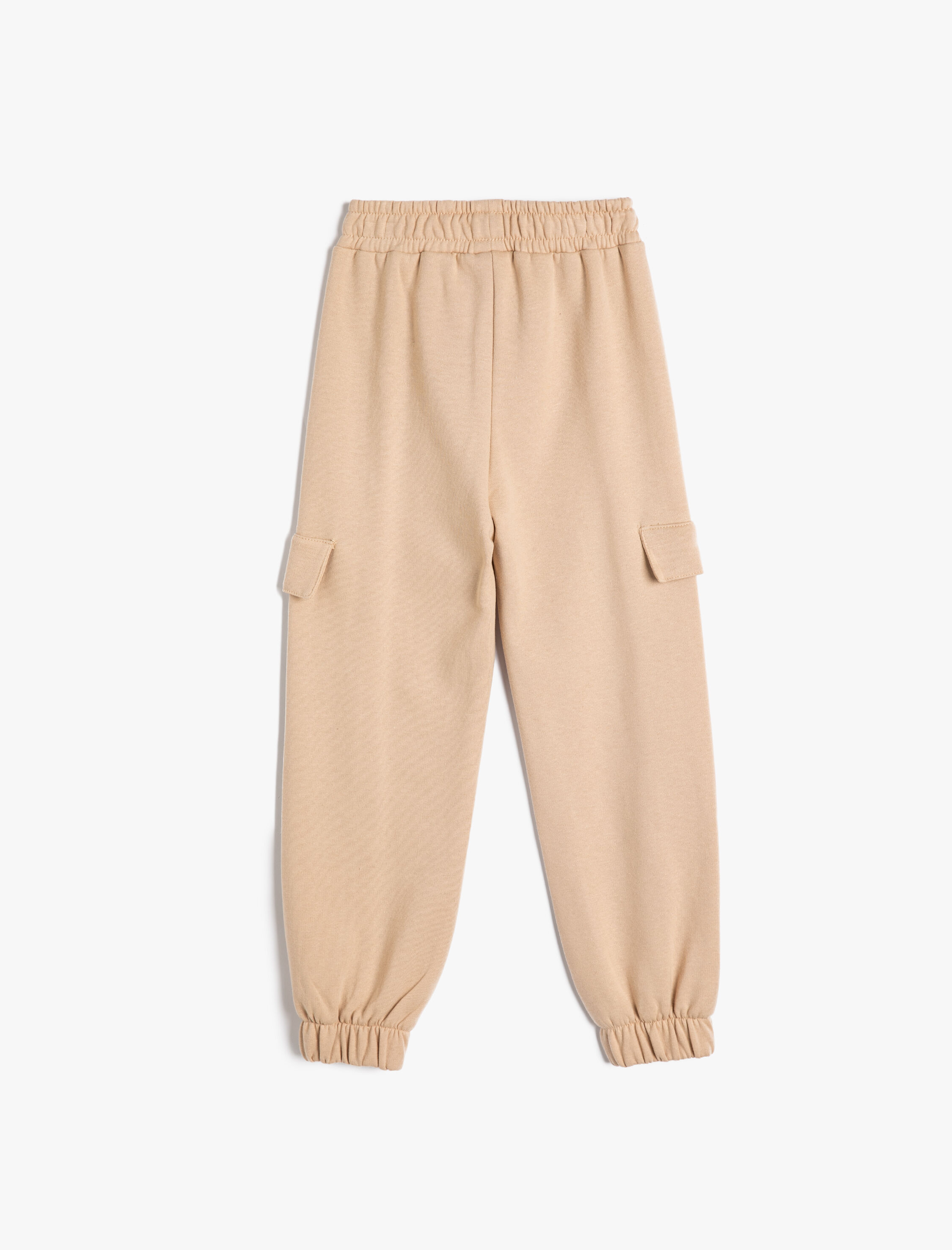  Kız Çocuk Basic Jogger Eşofman Altı Beli Bağlamalı Cepli