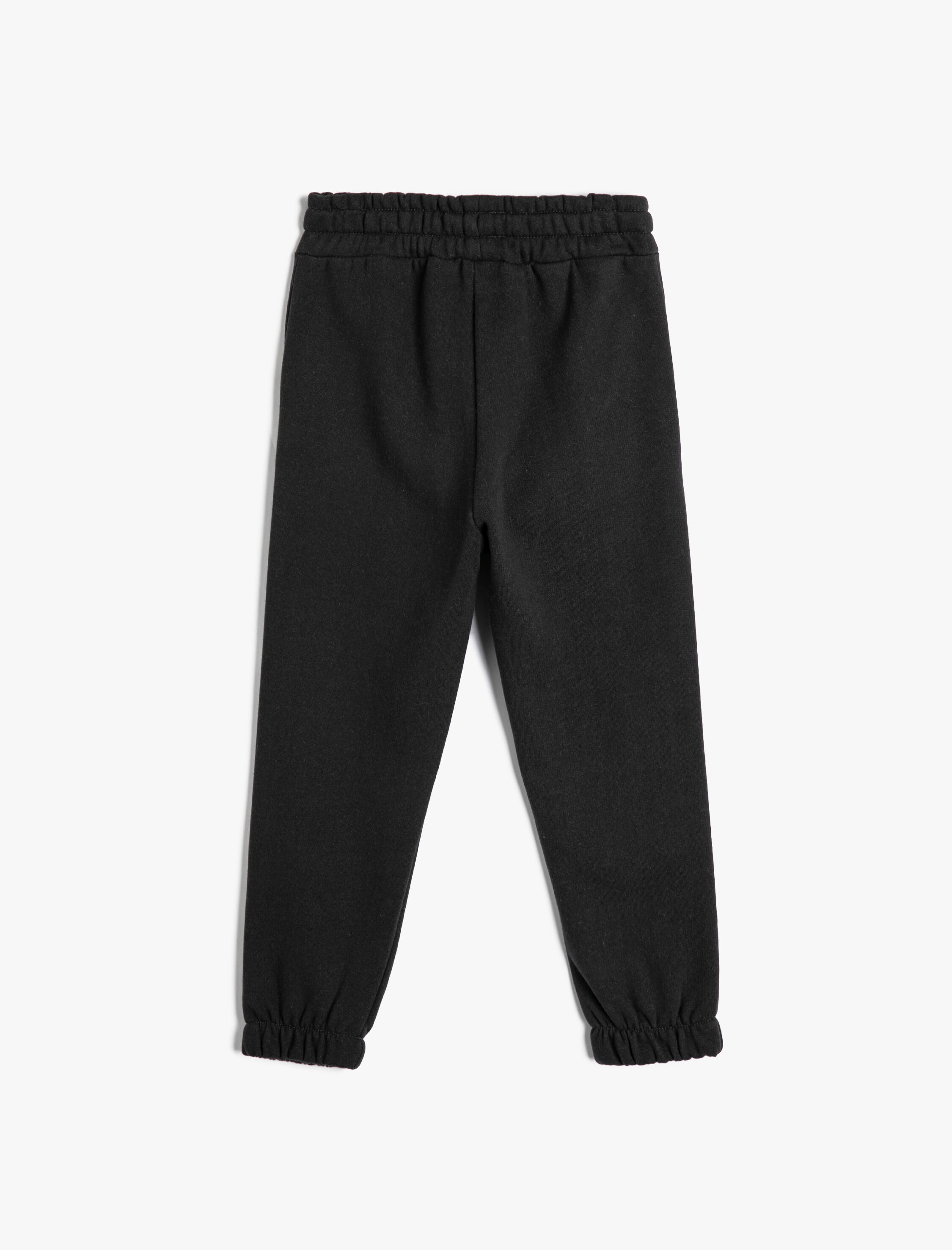  Erkek Çocuk Jogger Eşofman Altı Baskılı Cepli Beli Bağlamalı Şardonlu Pamuklu