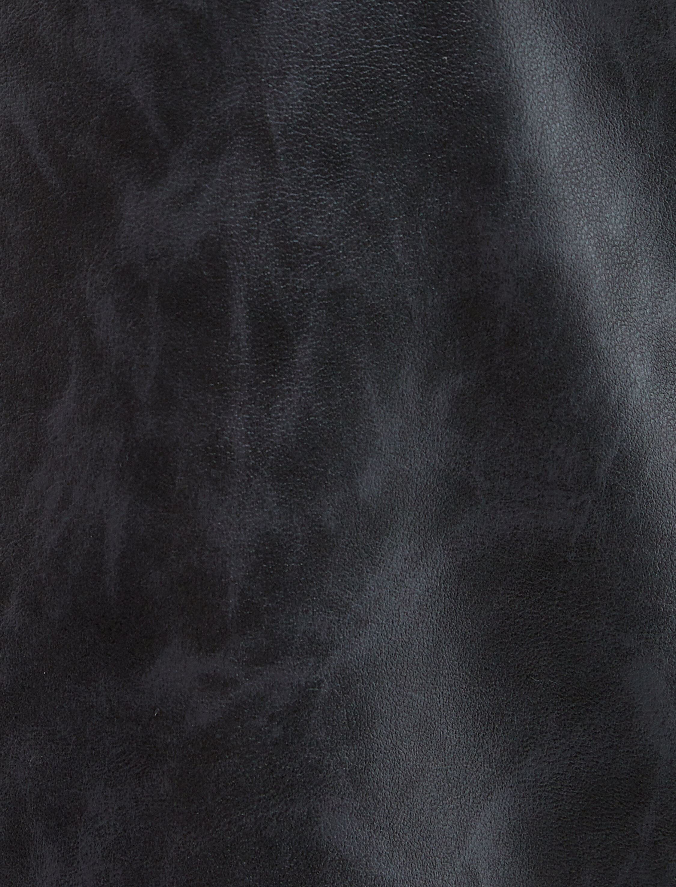   Deri Görünümlü Kargo Pantolon Soluk Efektli Normal Bel Düz Geniş Paça Cepli