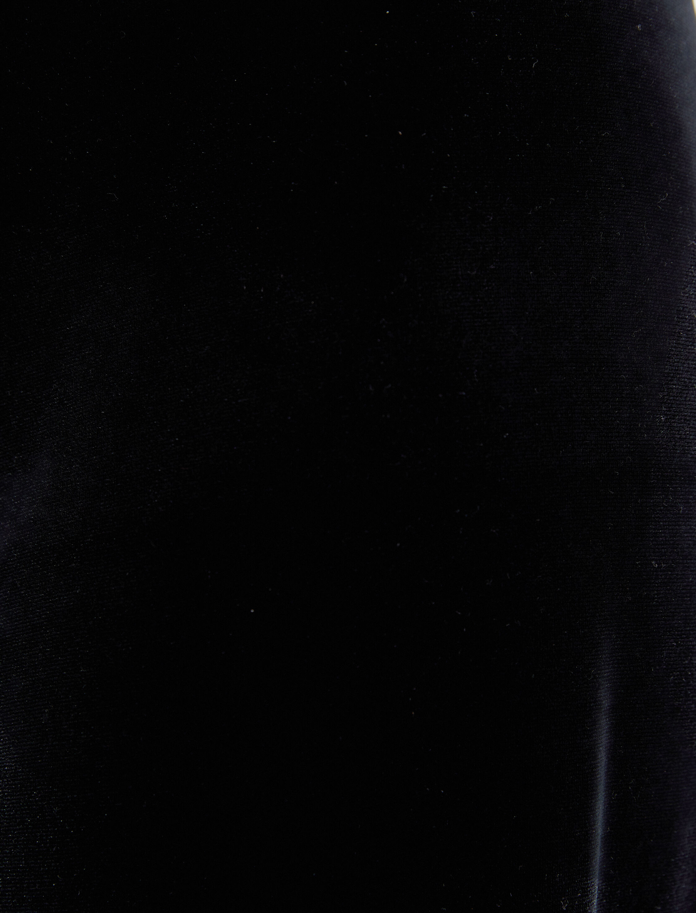   Kadife Pantolon Bol Paça Yüksek Bel