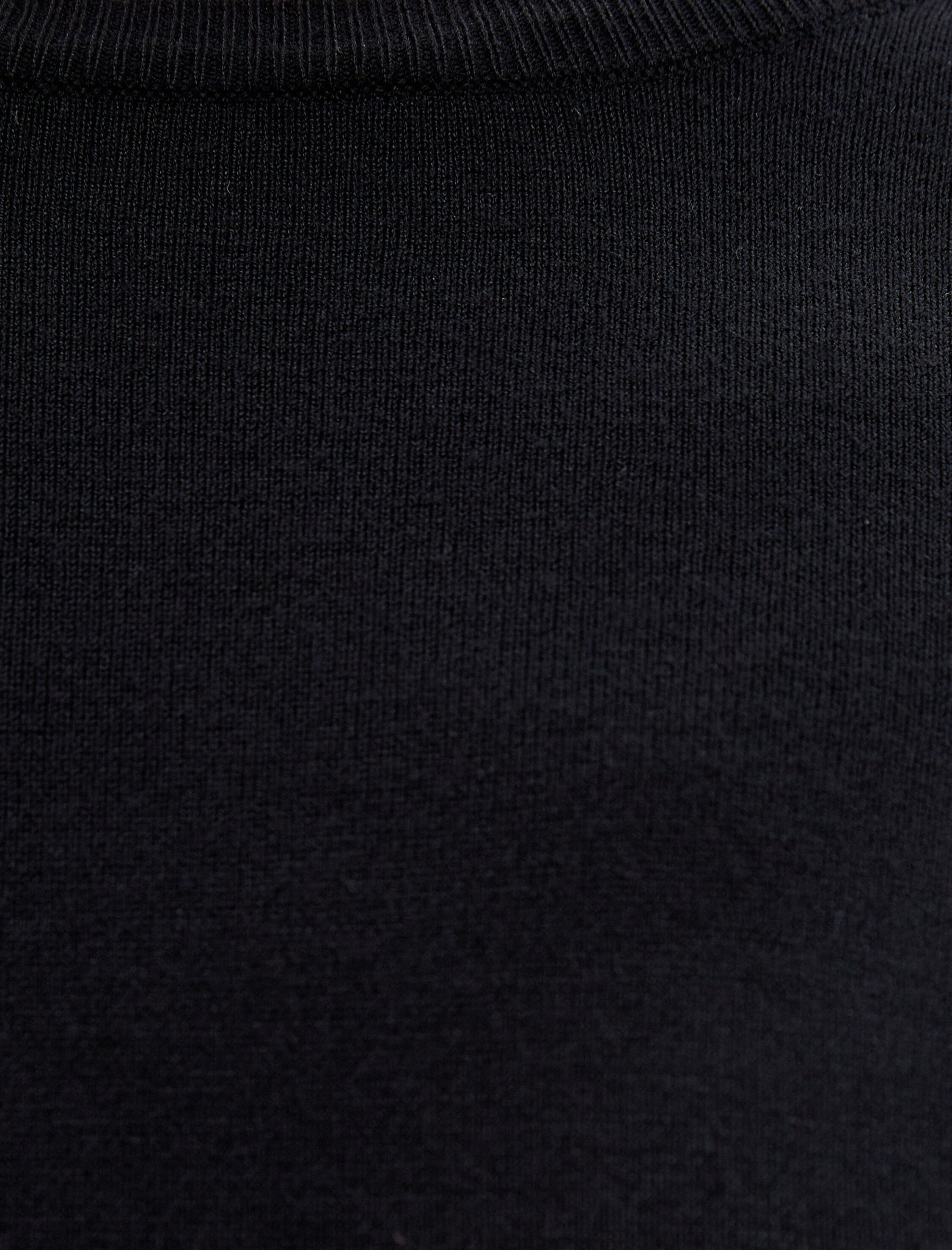   Triko Kazak Bisiklet Yaka Uzun Kollu Pencere Detaylı