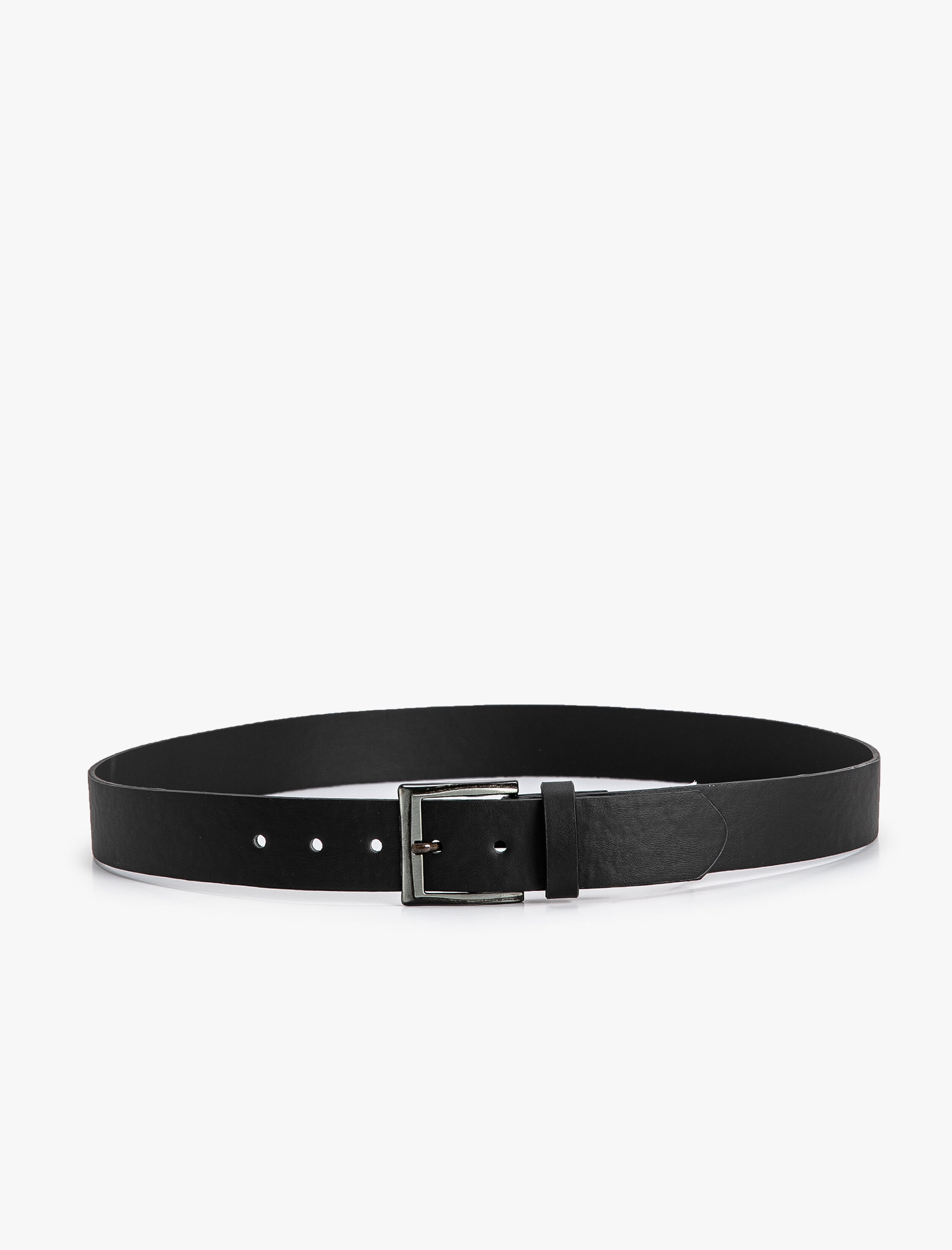  Erkek Kemer Deri Görünümlü Metal Toka Detaylı