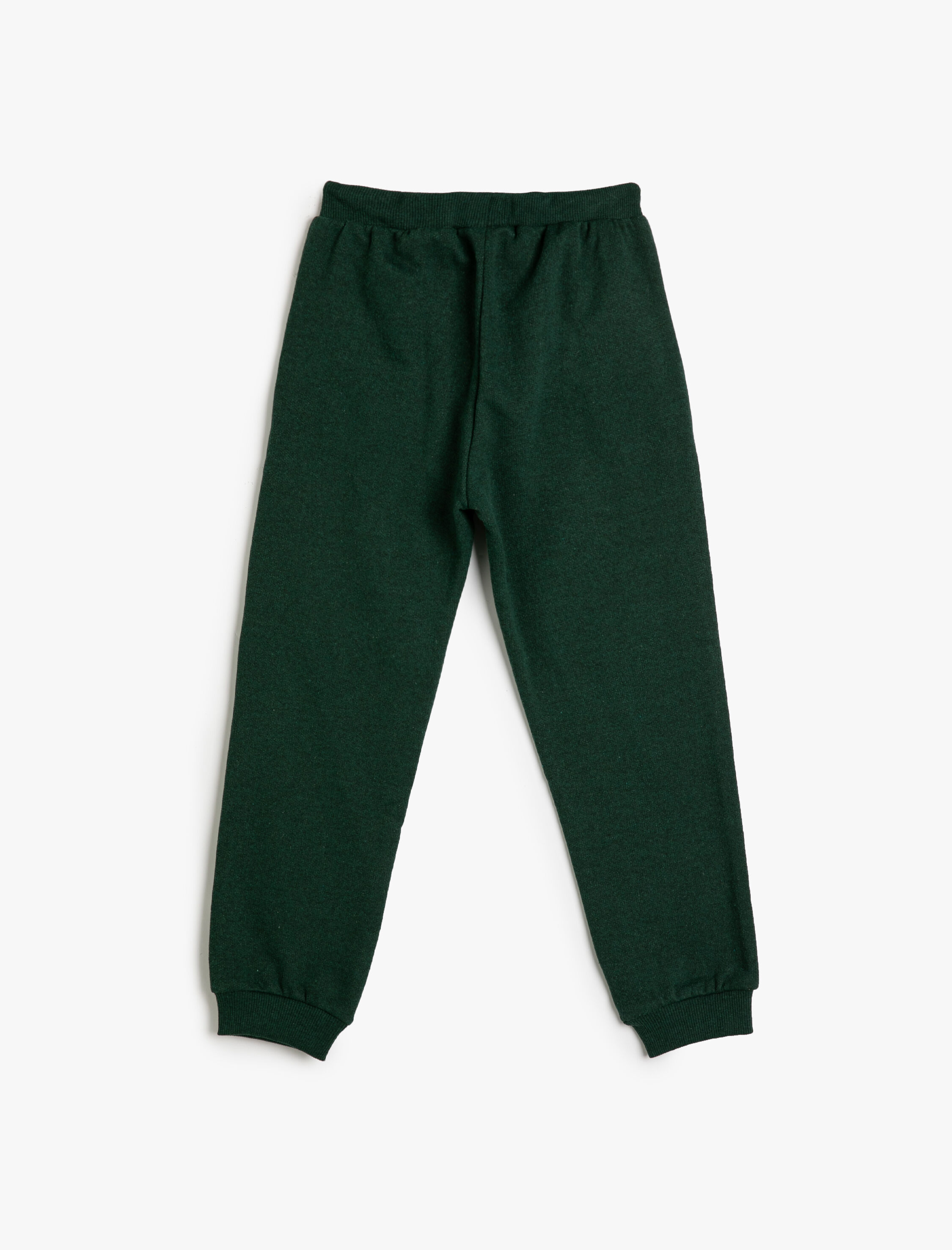  Erkek Çocuk Basic Jogger Eşofman Altı Kolej Baskılı Beli Bağlamalı Cepli Şardonlu