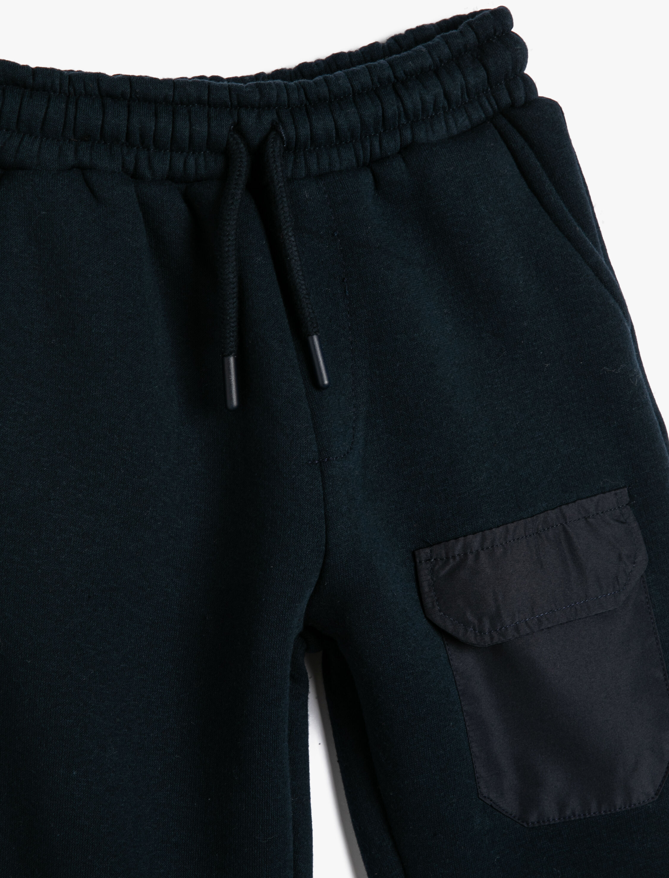  Erkek Çocuk Basic Jogger Eşofman Altı Beli Bağlamalı Cep Detaylı Şardonlu