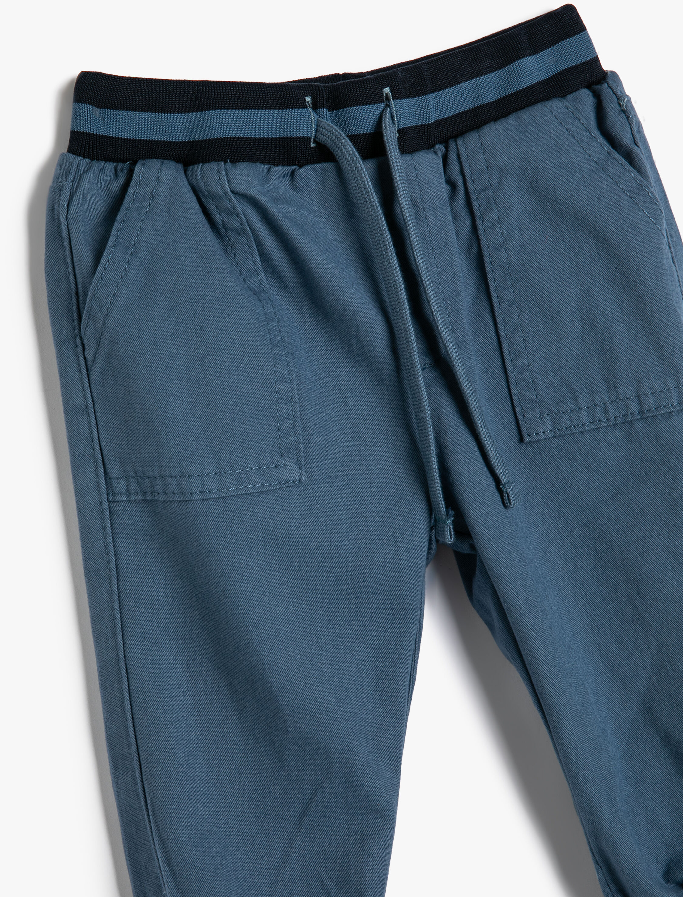  Erkek Bebek Jogger Pantolon Cep Detaylı Beli Lastikli Pamuklu