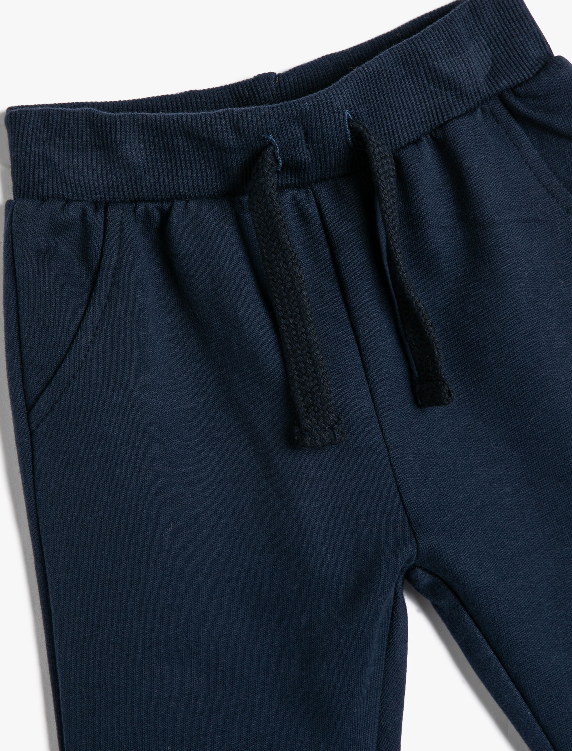  Erkek Bebek Basic Jogger Eşofman Altı Şardonlu Cepli Beli Bağlamalı Pamuklu