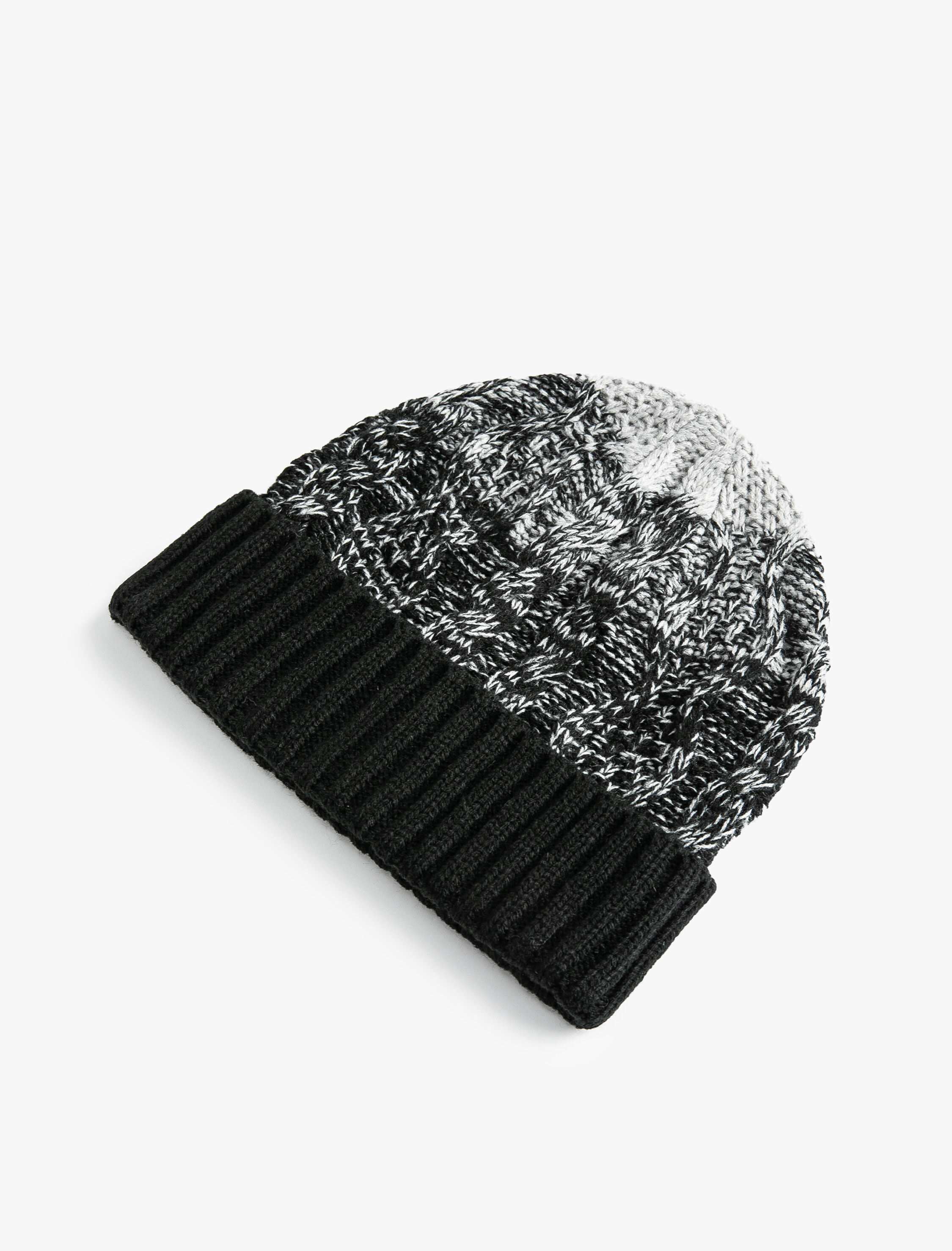  Erkek Örgü Bere Katlama Detaylı Çok Renkli