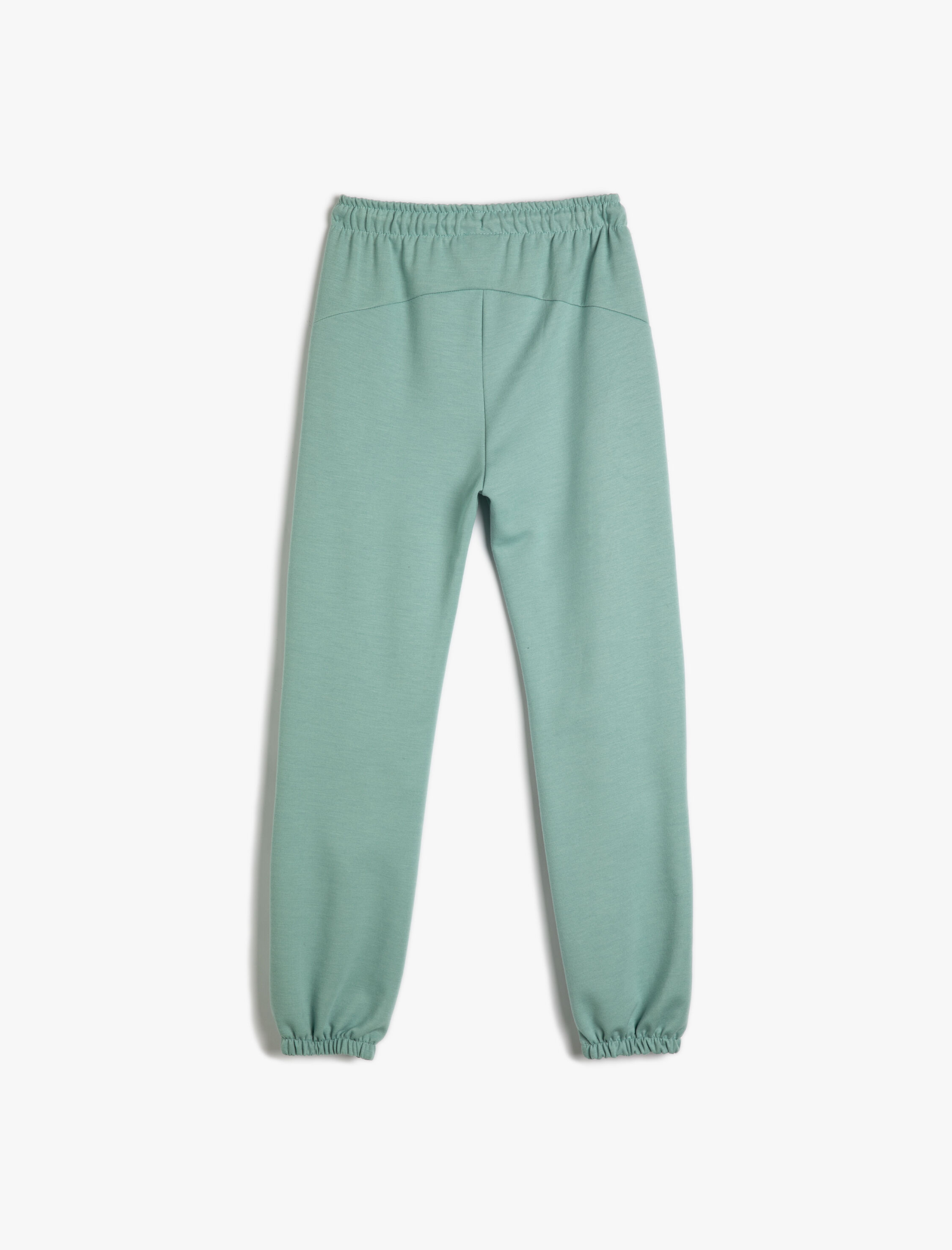  Kız Çocuk Basic Jogger Eşofman Altı Cepli Beli Bağlamalı