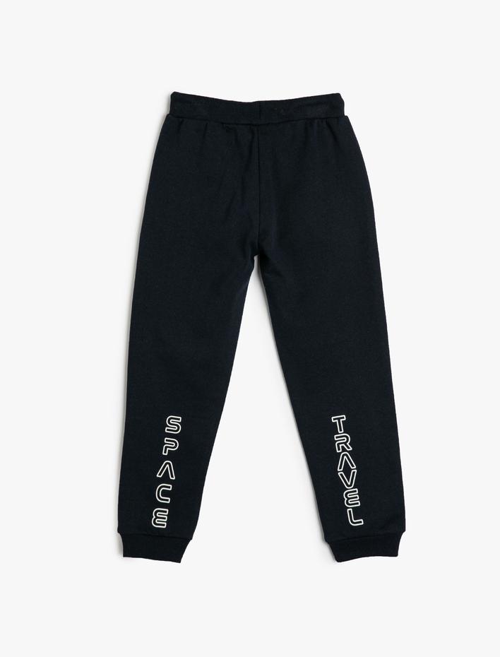 Erkek Çocuk Basic Jogger Eşofman Altı Cepli Beli Bağlamalı Şardonlu