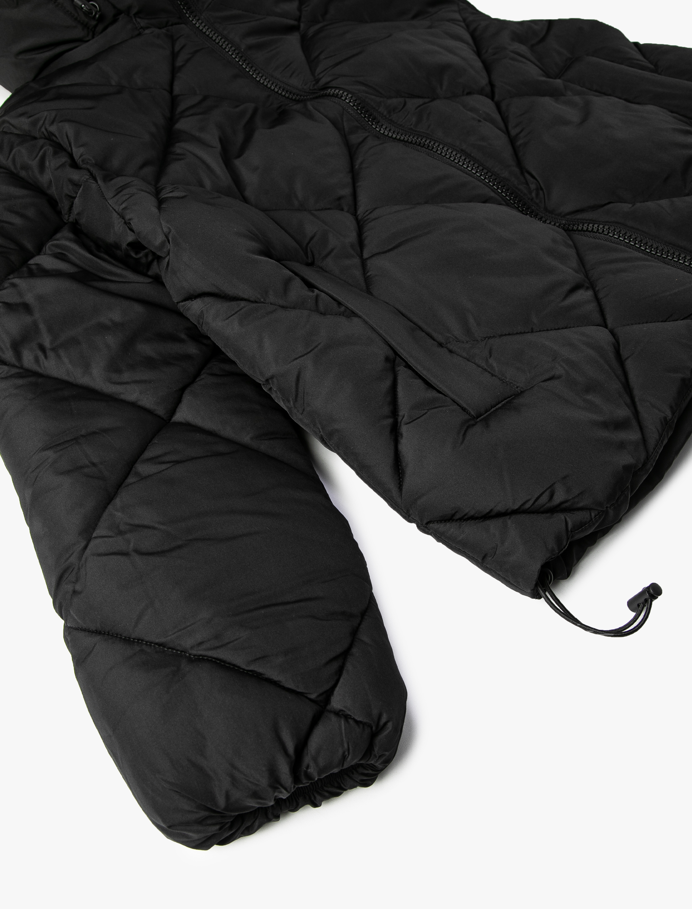   Şişme Mont Kapüşonlu Cep Detaylı Fermuarlı