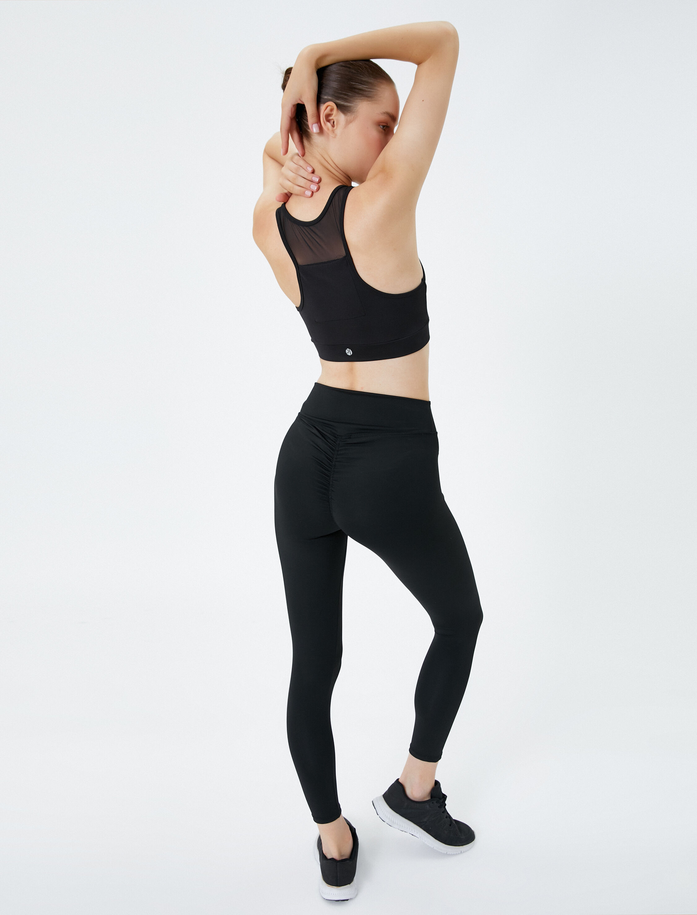   Spor Tayt Ekstra Düşük Bel Crop Paça