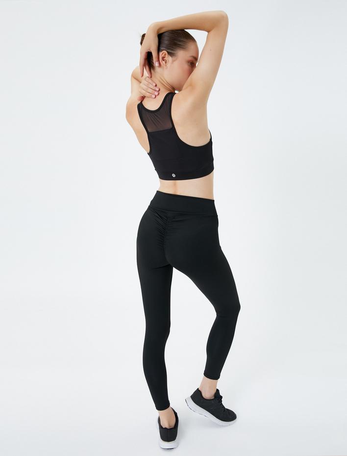  Spor Tayt Ekstra Düşük Bel Crop Paça