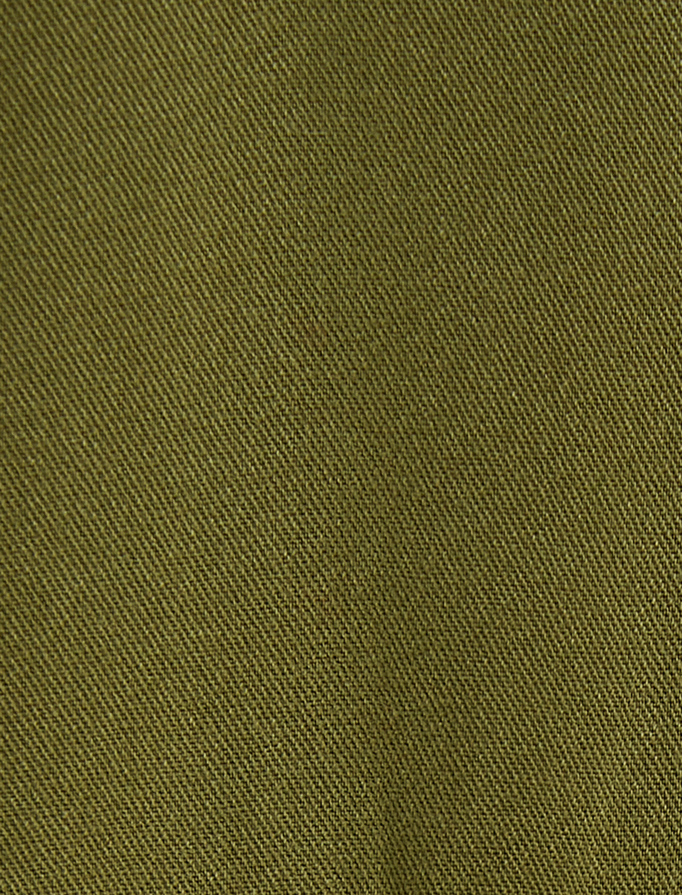   Midi Gömlek Elbise Dik Yaka Kolları Katlanabilir Uzun Kollu Viskon Kumaş