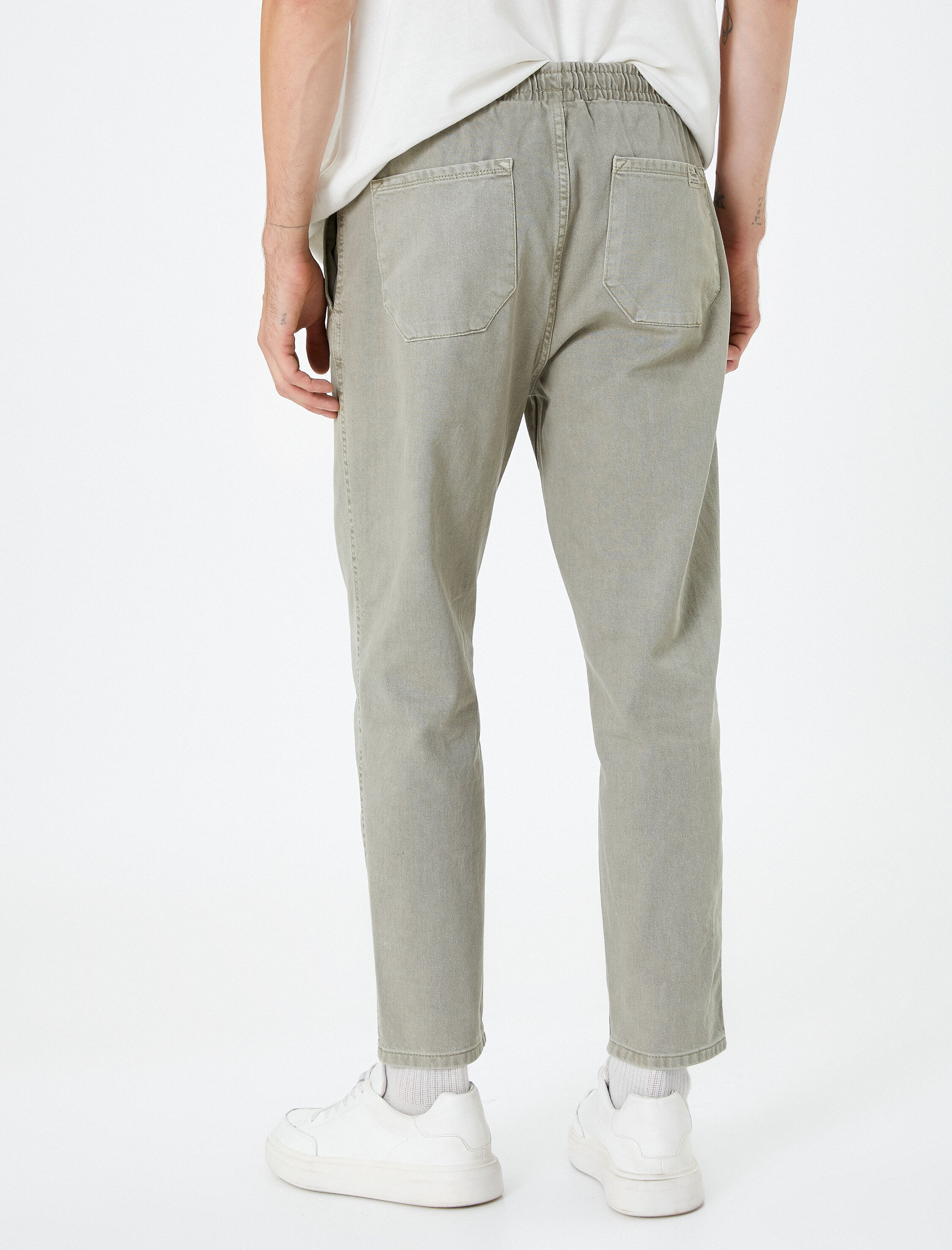   Canvas Pantolon Cepli Pamuklu