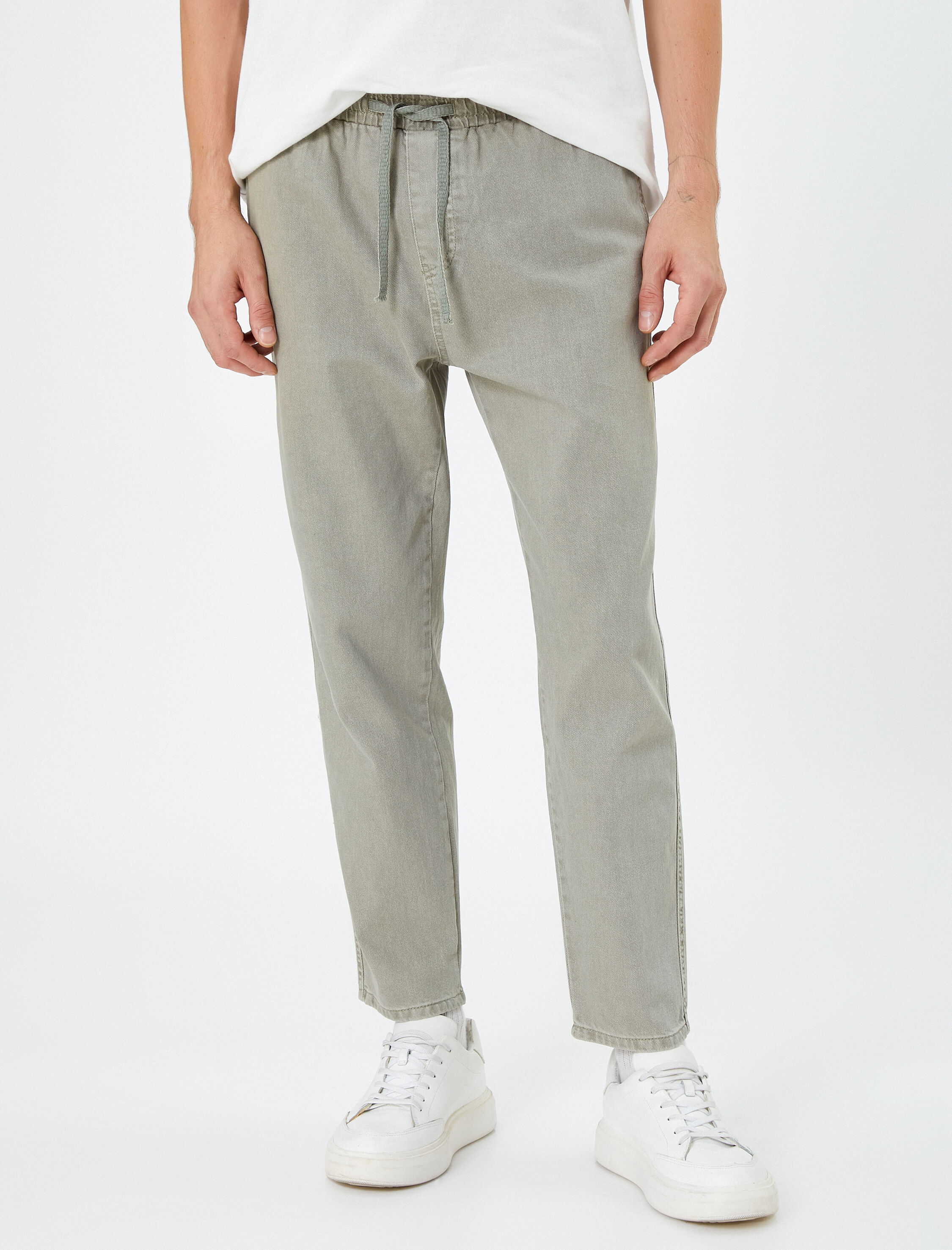   Canvas Pantolon Cepli Pamuklu