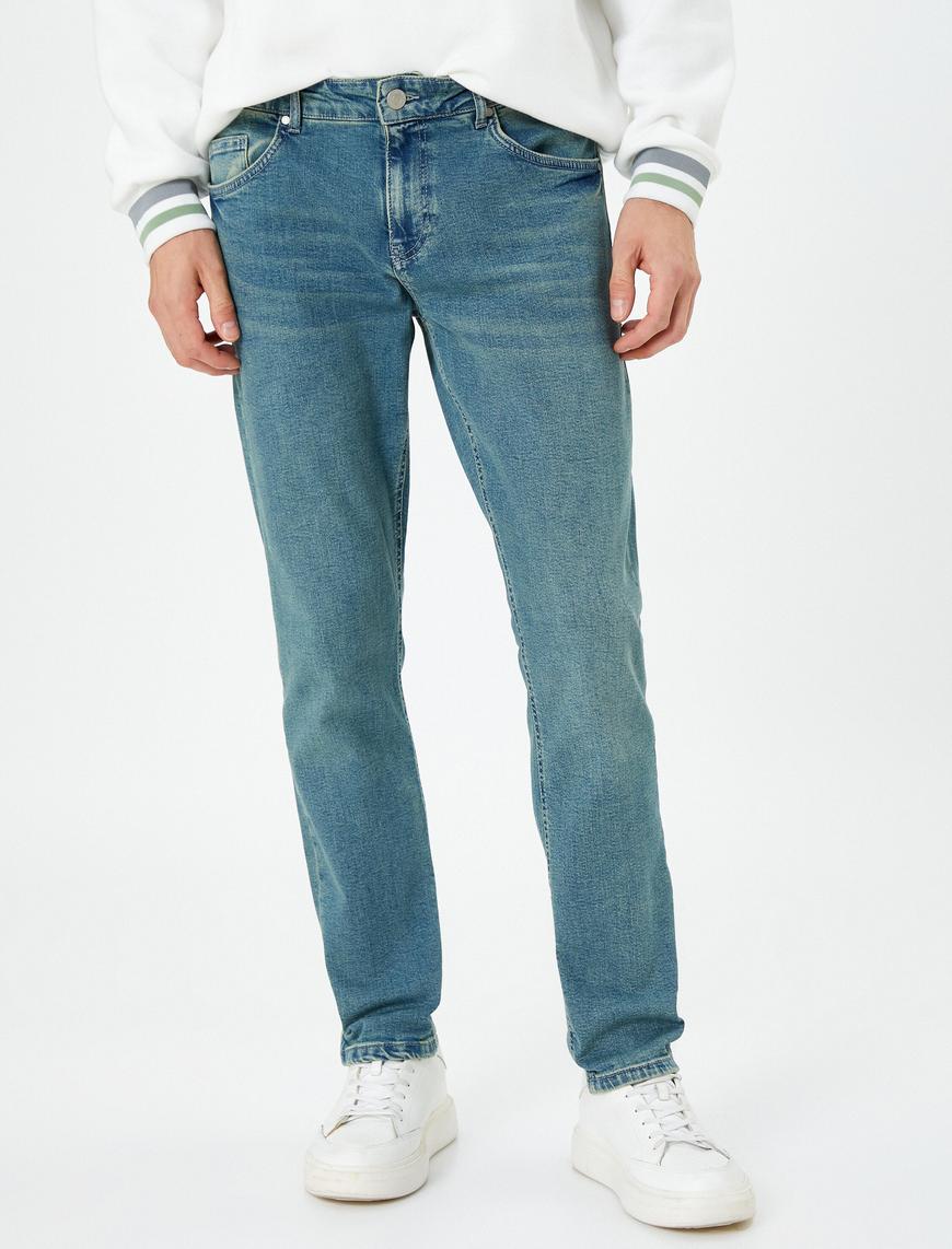   Slim Fit Kot Pantolon - Brad Jean
