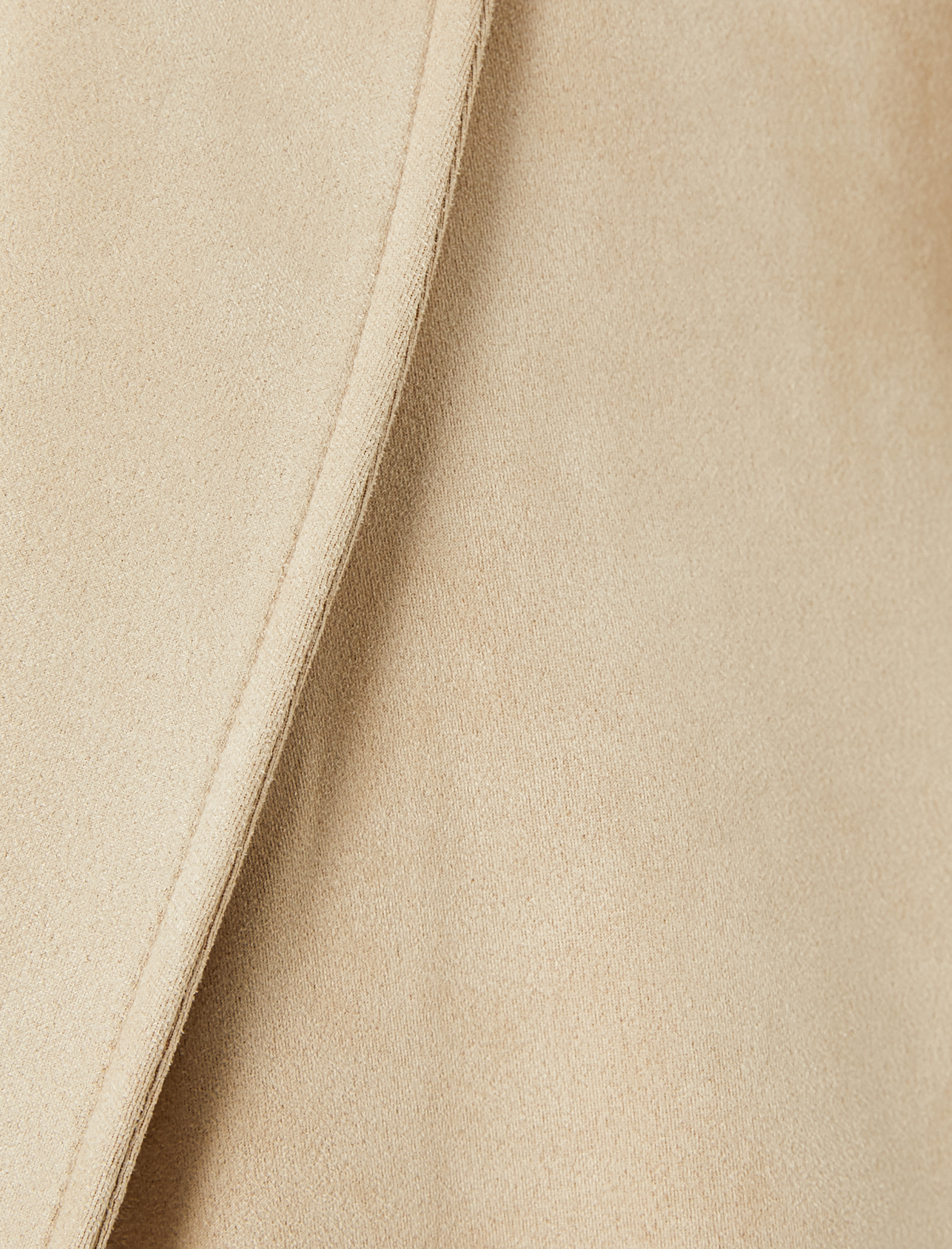 Trençkot Süet Görünümlü Rahat Kesim