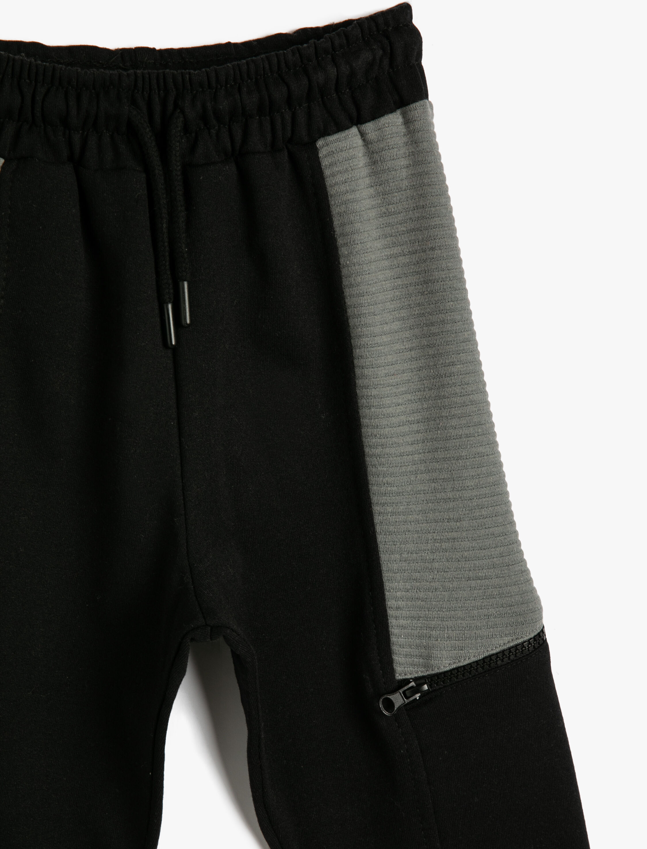  Erkek Çocuk Jogger Eşofman Altı Şardonlu Cepli Beli Bağlamalı