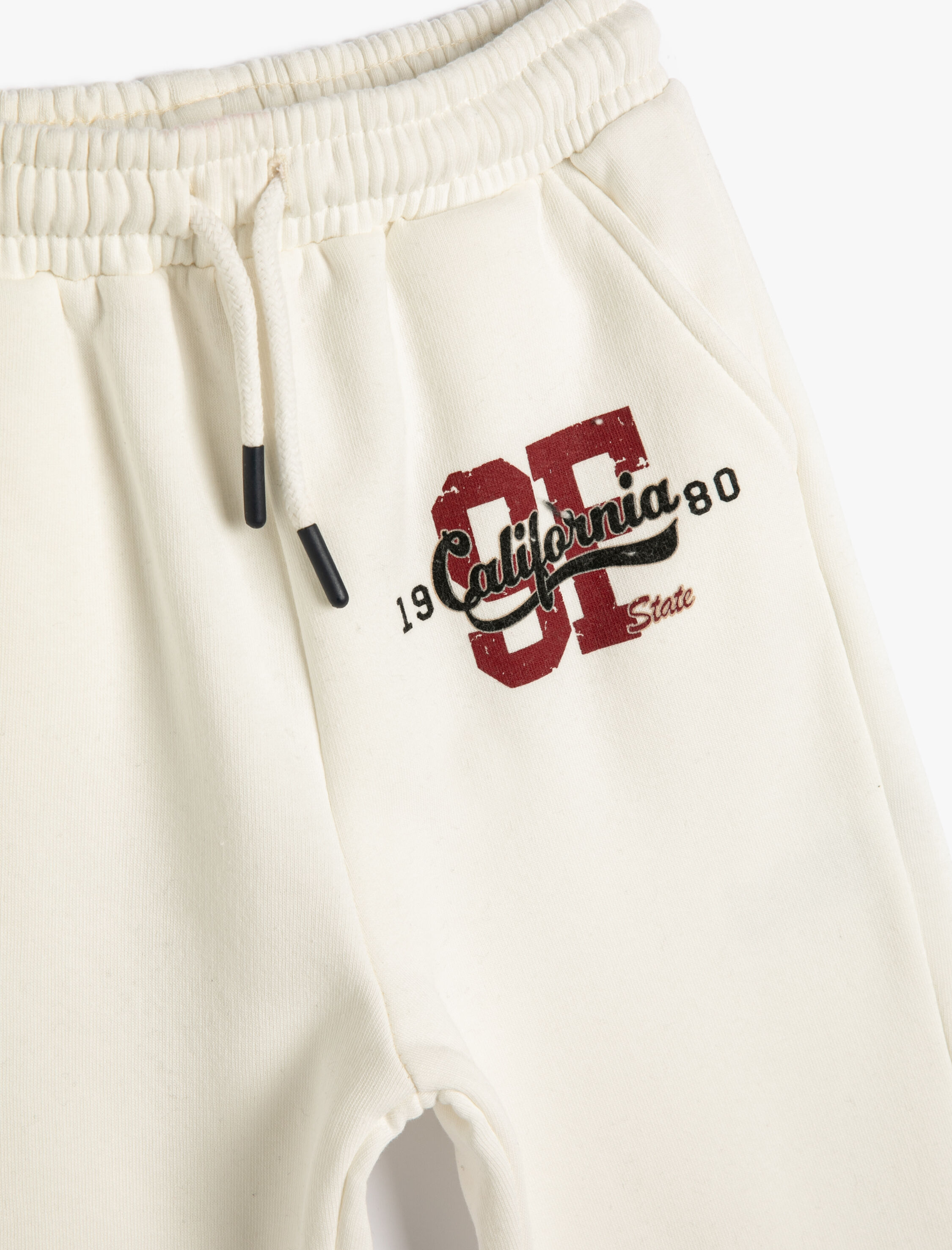  Erkek Çocuk Basic Jogger Eşofman Altı Şardonlu Cepli Beli Bağlamalı