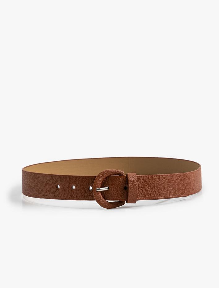 Kadın Kemer Suni Deri Toka Detaylı