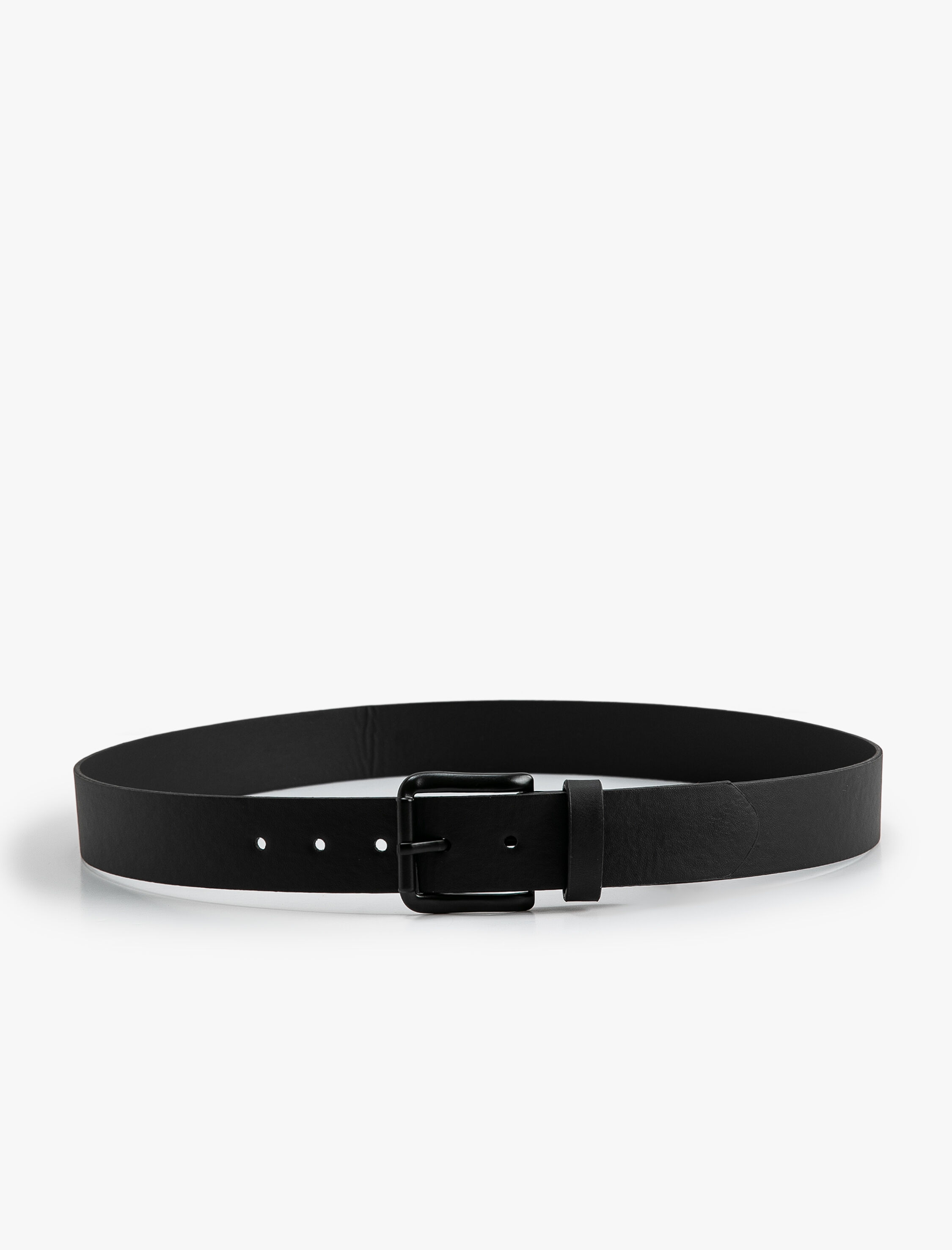  Erkek Kemer Deri Görünümlü Metal Toka Detaylı