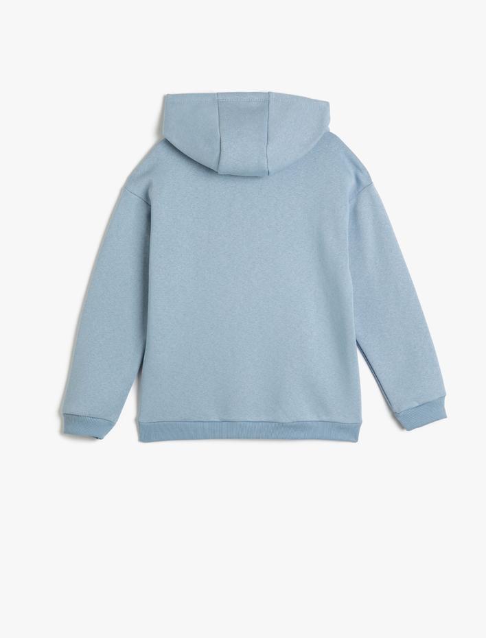 Kız Çocuk Harry Potter Sweatshirt Lisanslı Uzun Kollu Şardonlu