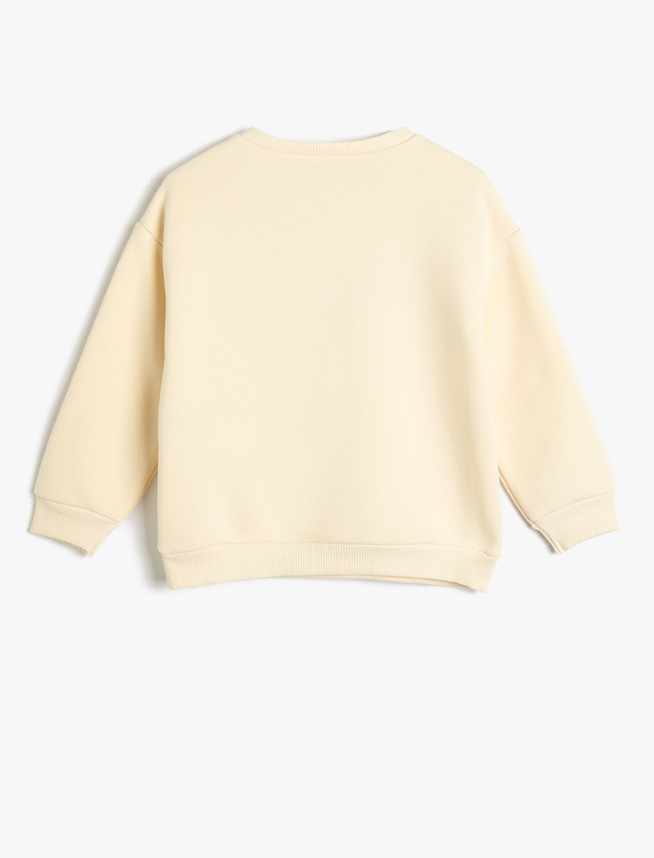  Kız Çocuk Snoopy Sweatshirt Lisanslı Bisiklet Yaka Uzun Kollu Şardonlu