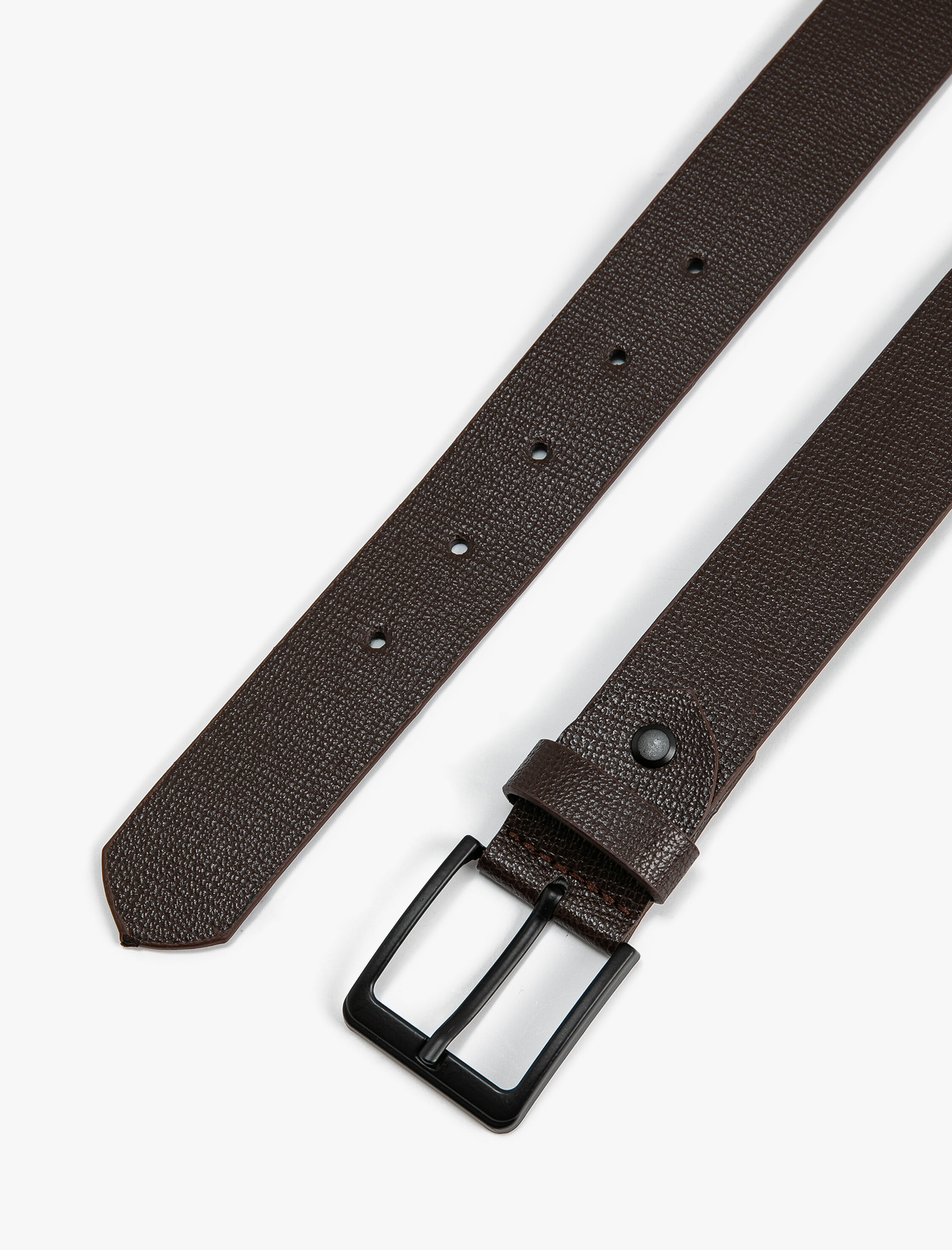  Erkek Kemer Deri Görünümlü Toka Detaylı