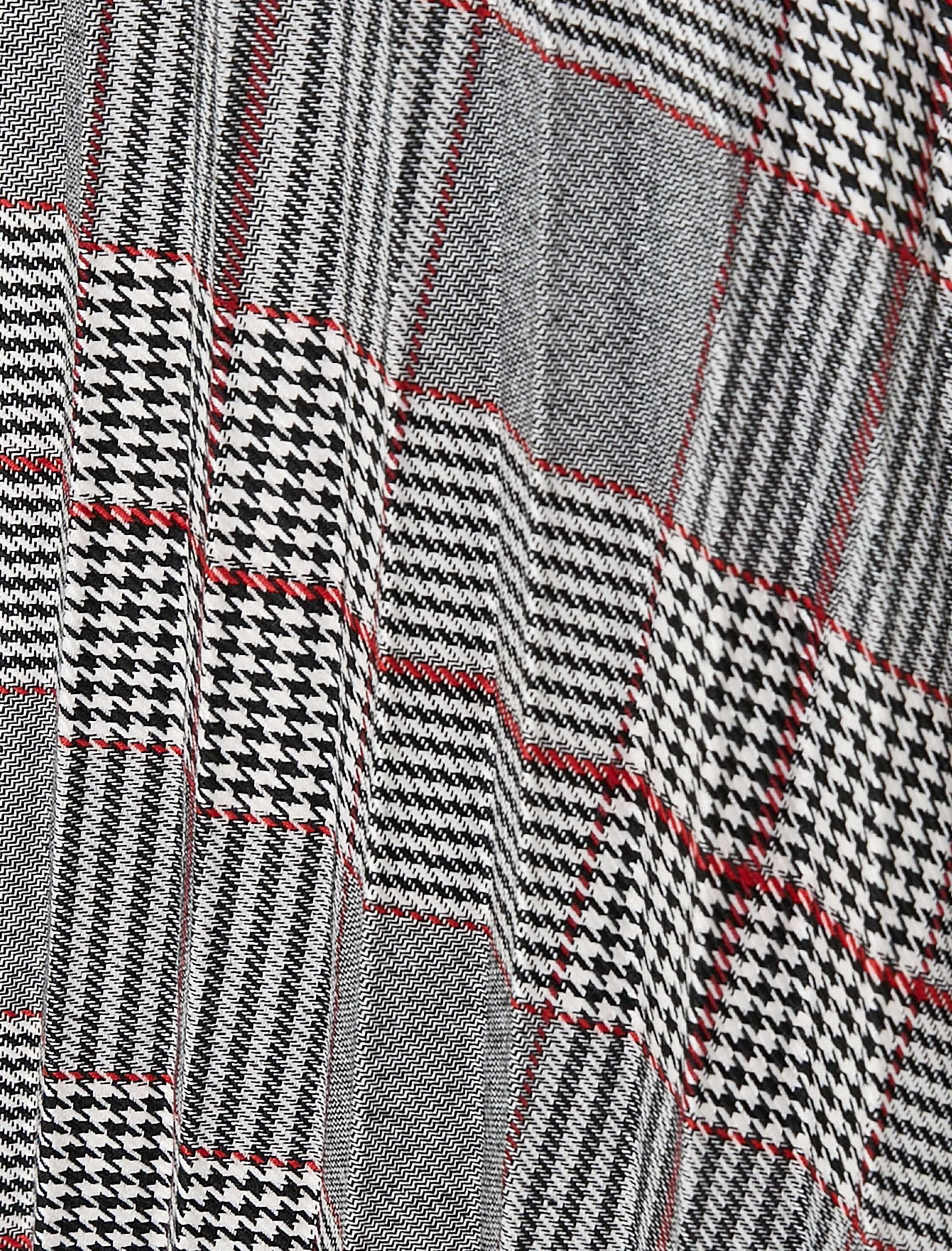   Pileli Çan Etek Yüksek Bel