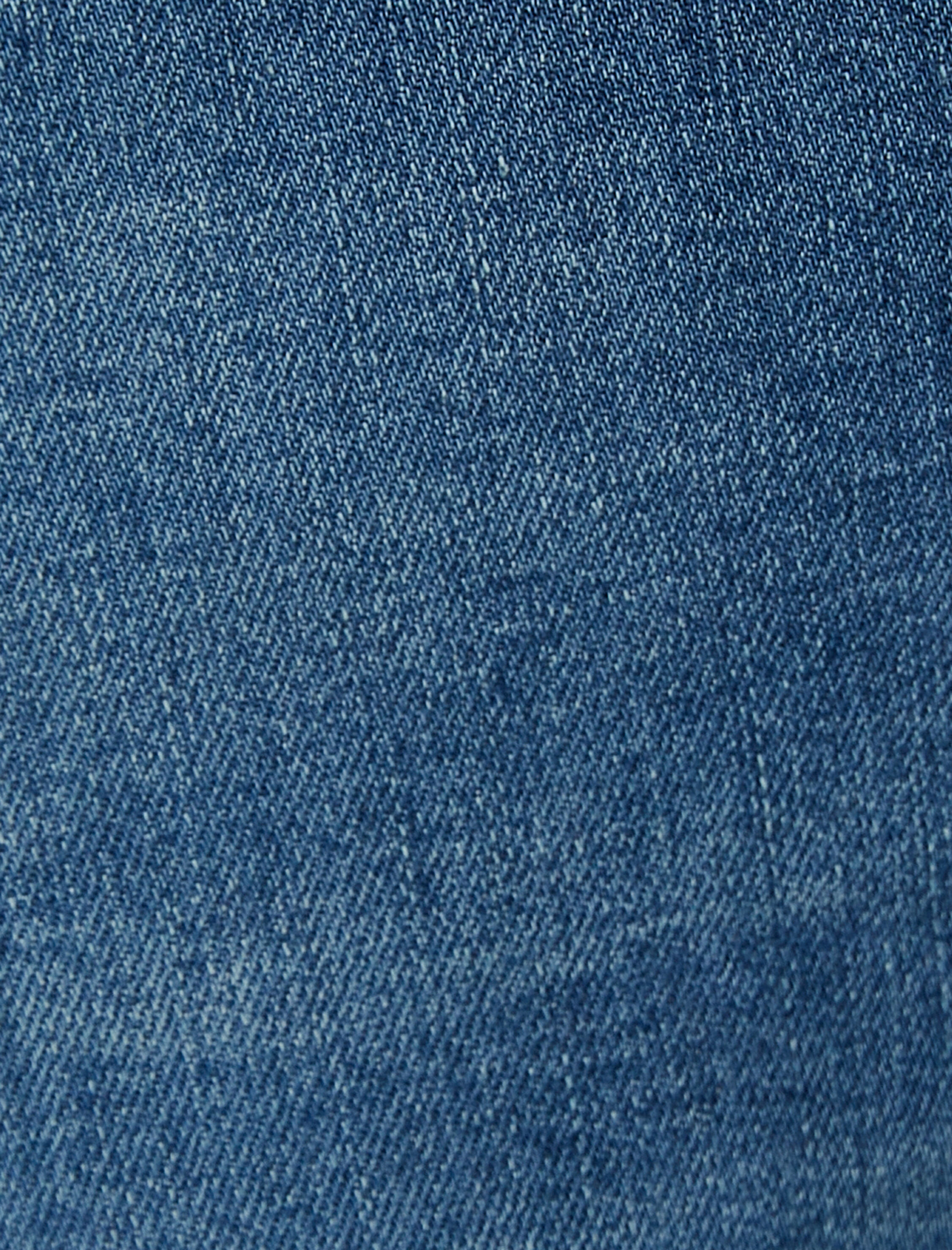 Yüksek Bel Kot Pantolon Dar Paça Dar Kesim - Carmen Jean