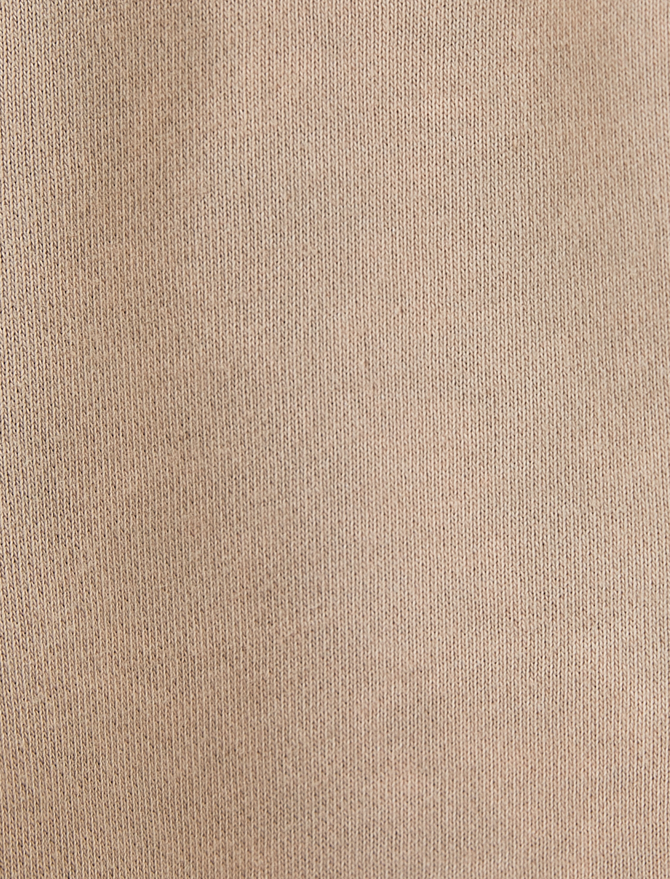   Bisiklet Yaka Sweatshirt Pamuklu Uzun Kollu Ribanalı