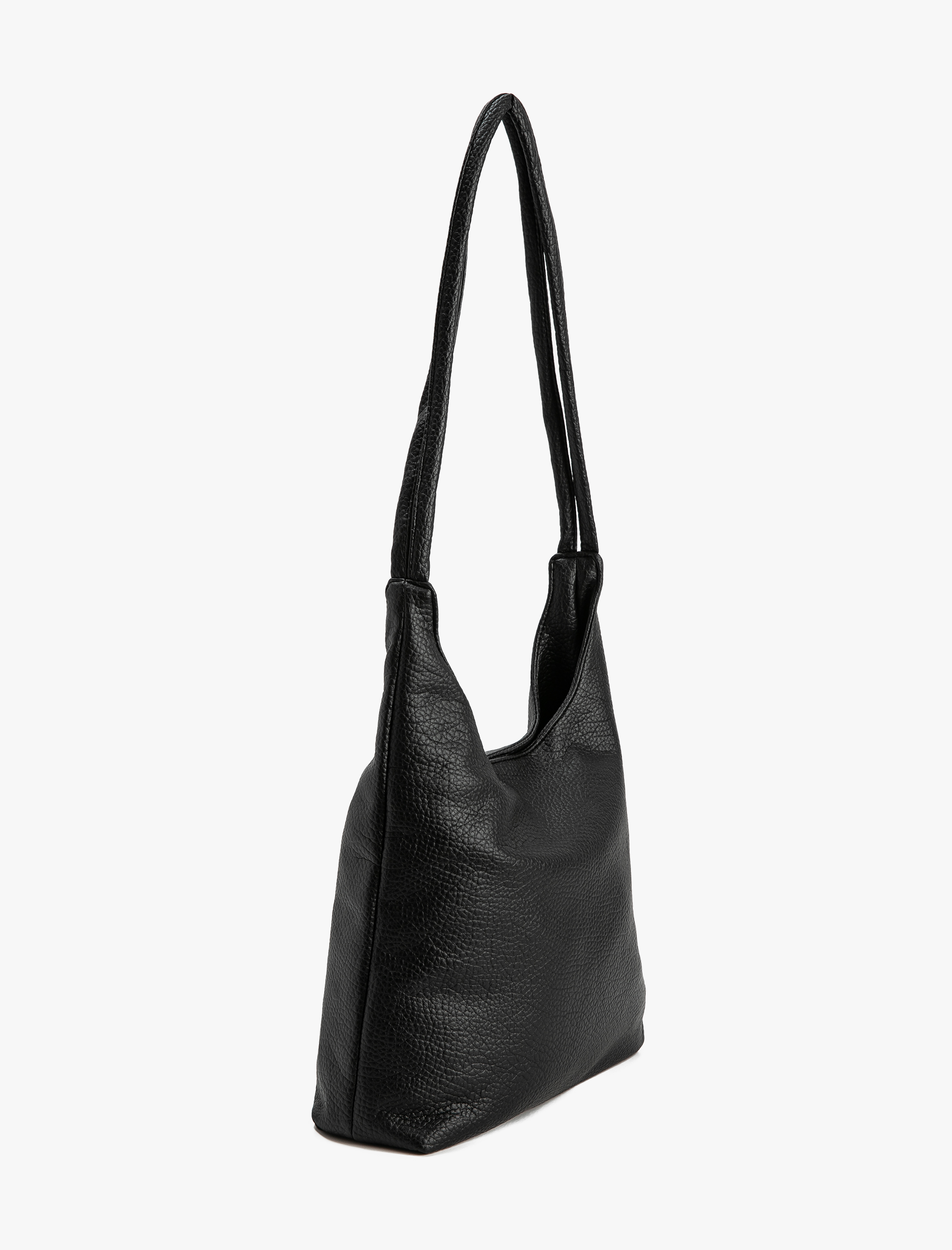  Kadın Omuz Çantası Suni Deri Çift Askılı Çıtçıtlı