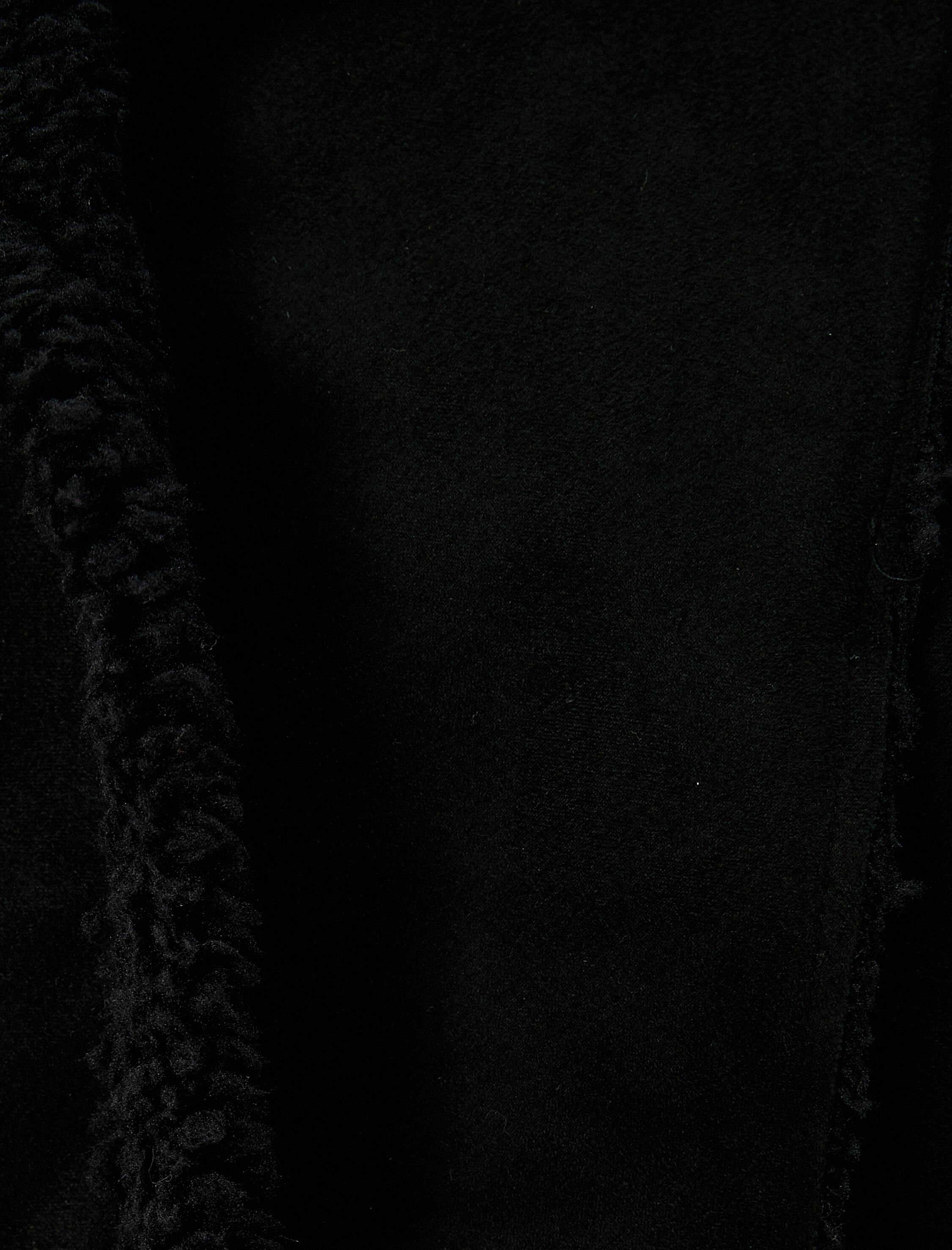   Biker Ceket Peluş Süet Görünümlü Cepli Düğme Detaylı