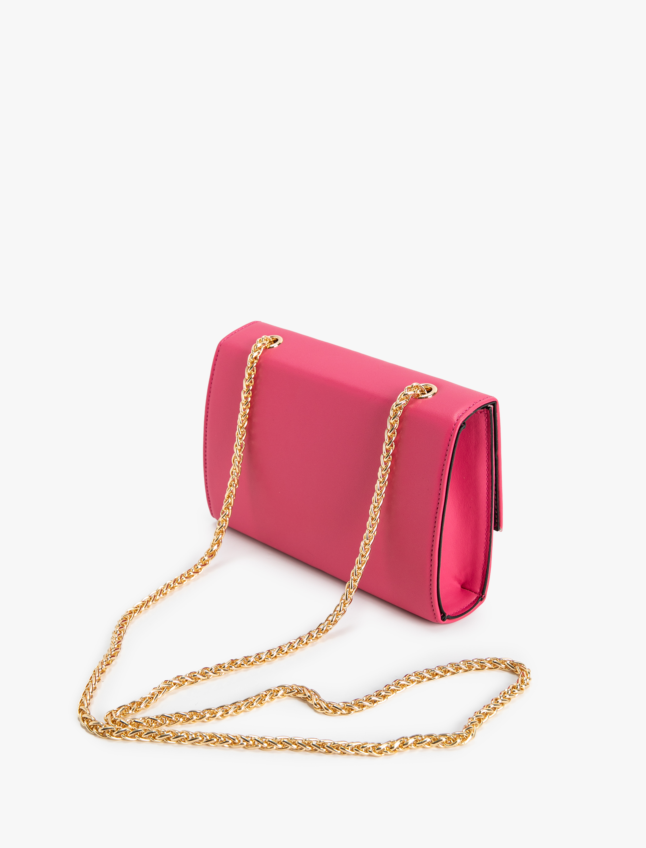  Kadın Çapraz Çanta Suni Deri Metal Tokalı Zincir Askılı