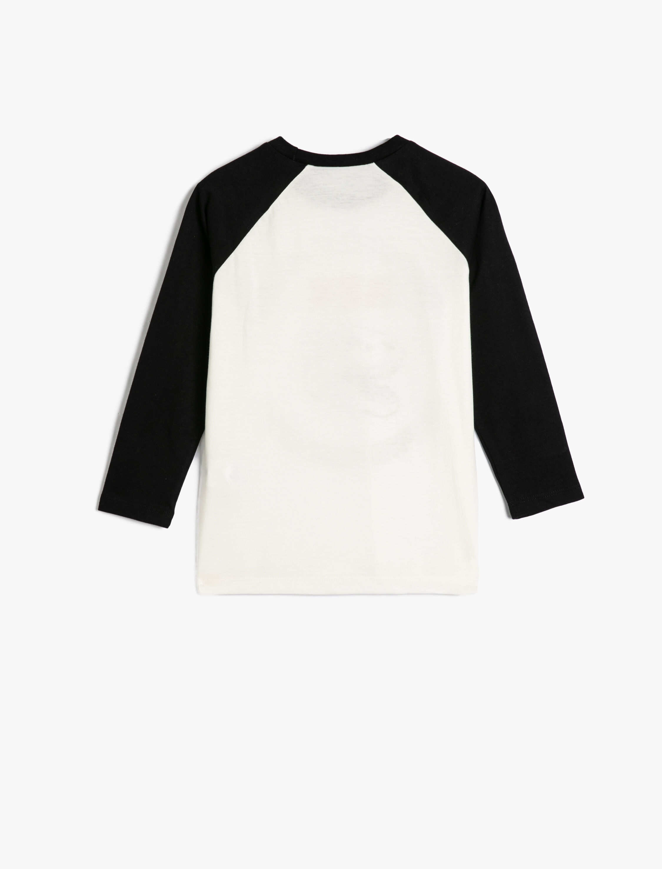  Erkek Çocuk Tişört Uzun Kollu Bisiklet Yaka Dinozor Baskılı Pamuklu