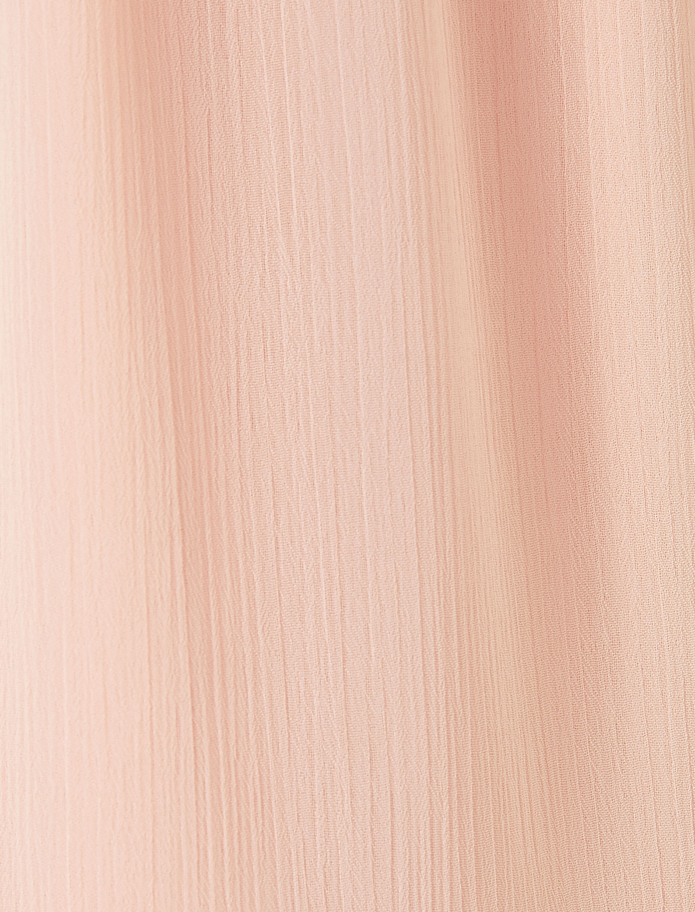   Fırfırlı Şifon Uzun Elbise Balon Kol Bisiklet Yaka