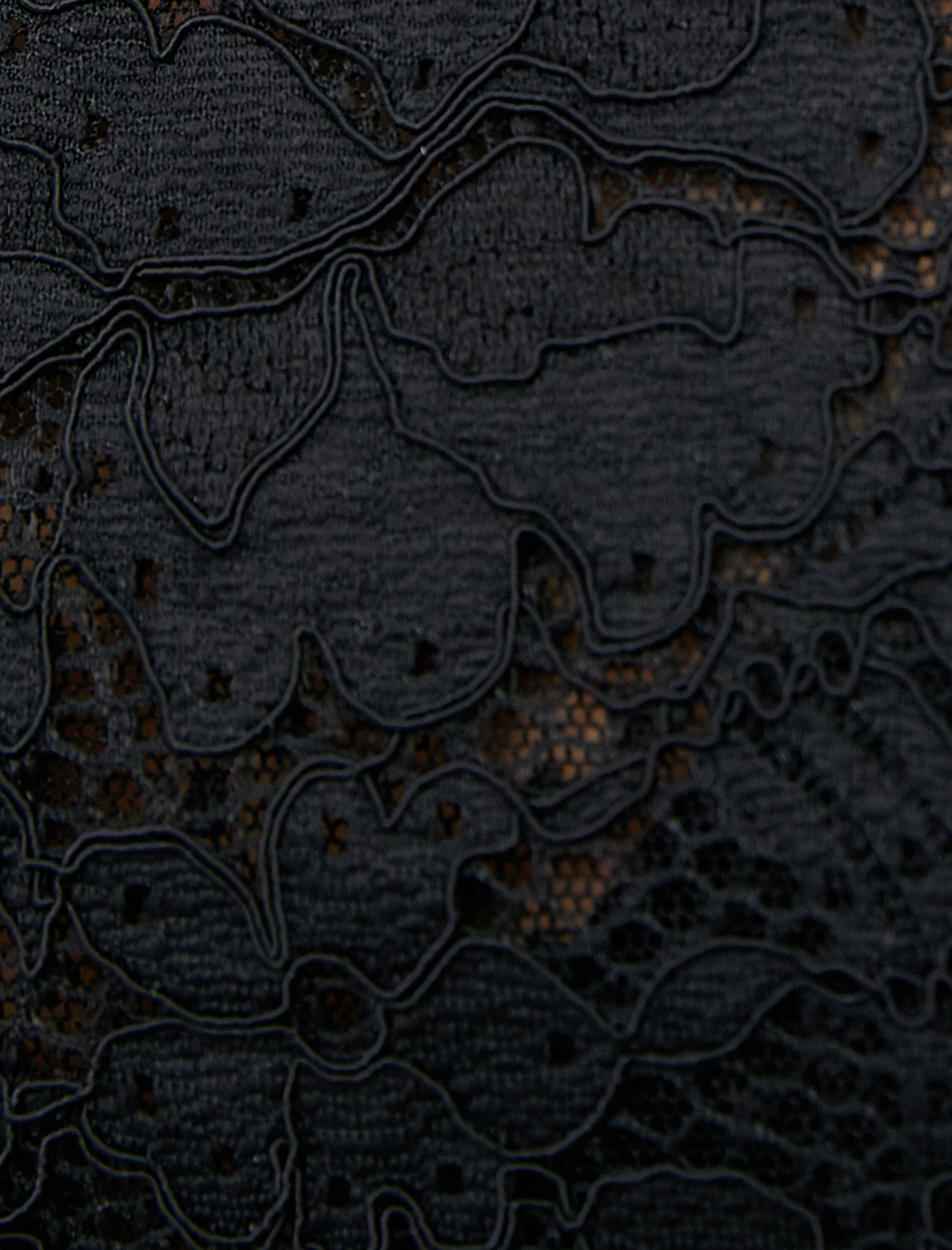   Melis Ağazat X Koton - Taşlı Gömlek Yaka Dantelli Bluz