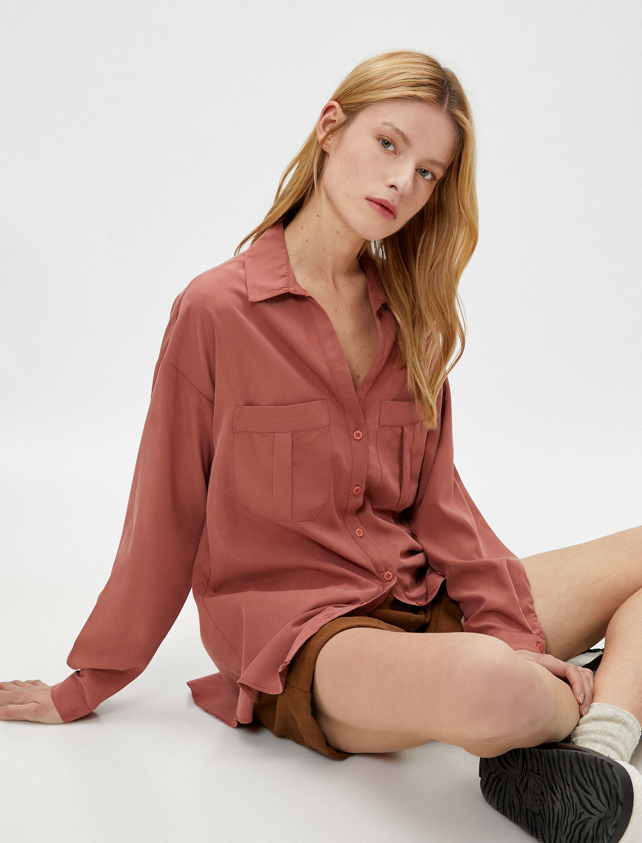   Cepli Gömlek Uzun Kollu