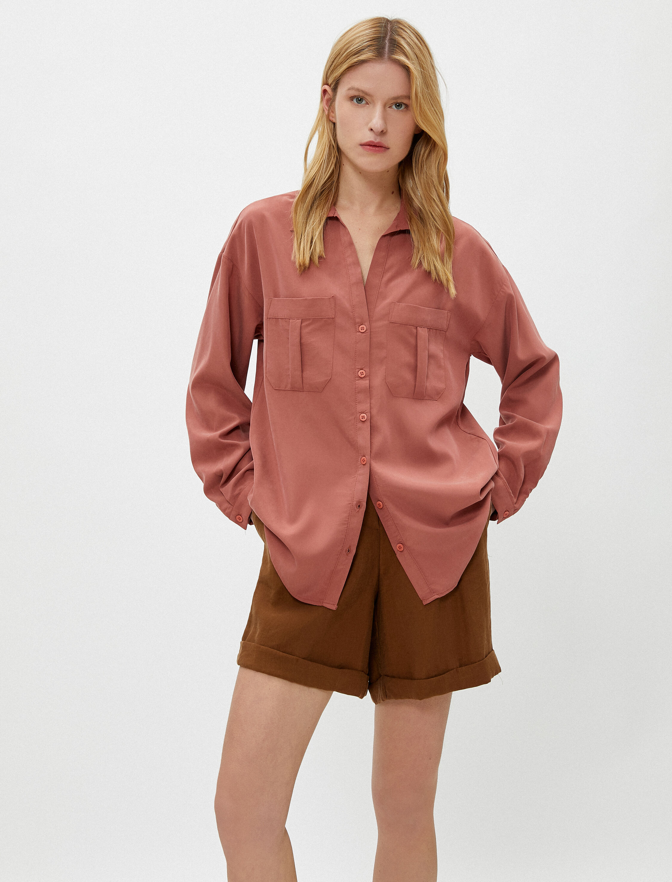   Cepli Gömlek Uzun Kollu