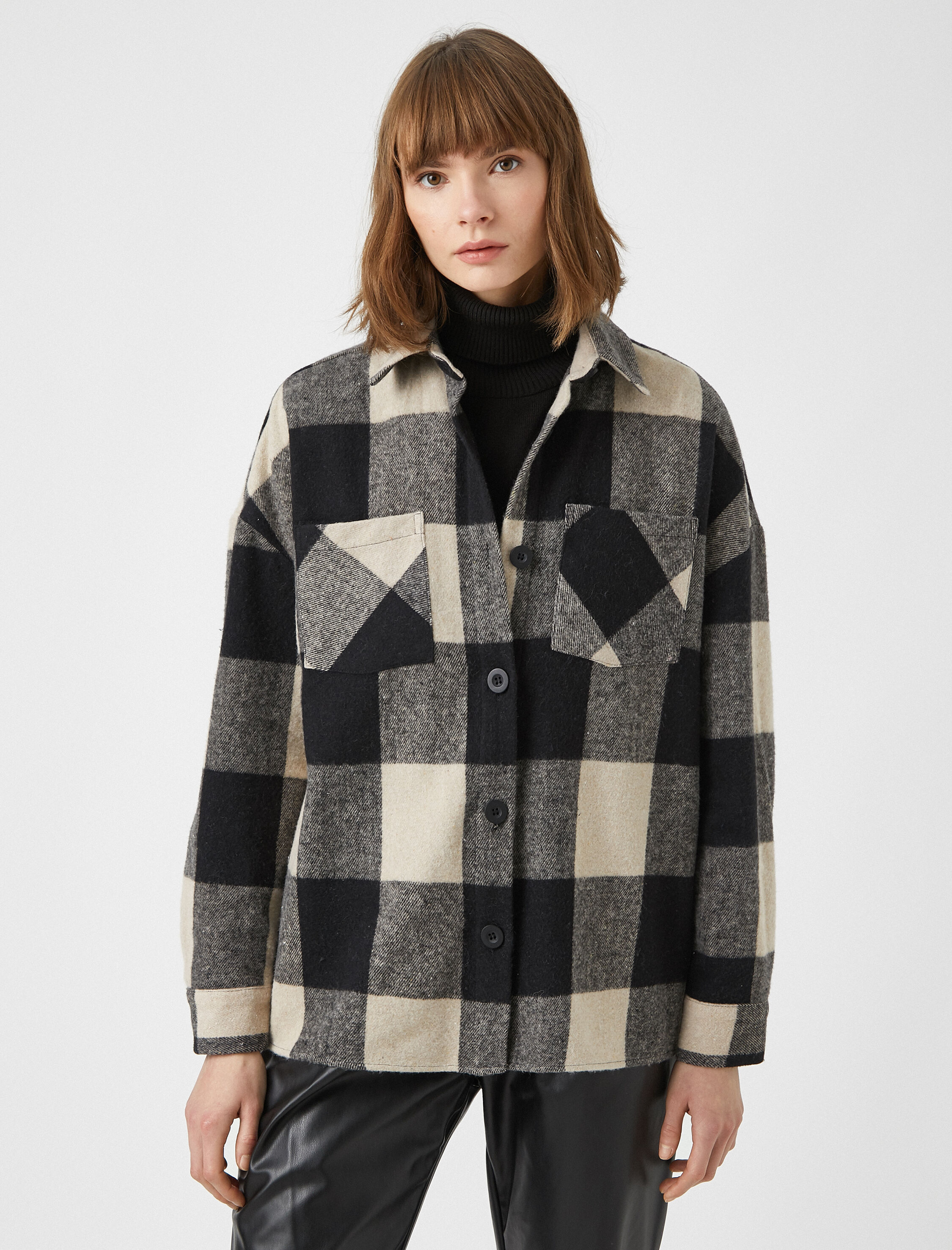   Pamuklu Oduncu Gömleği Oversize