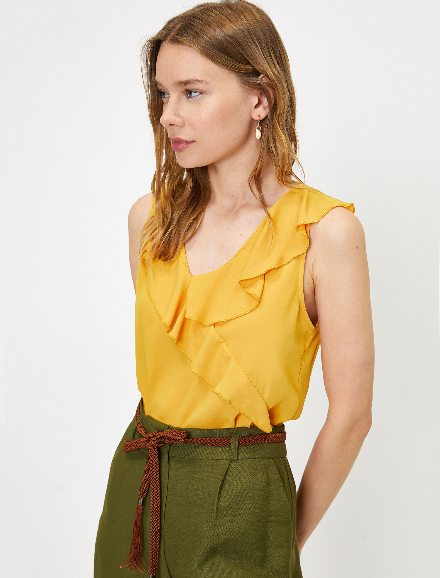   Fırfır Detaylı Bluz