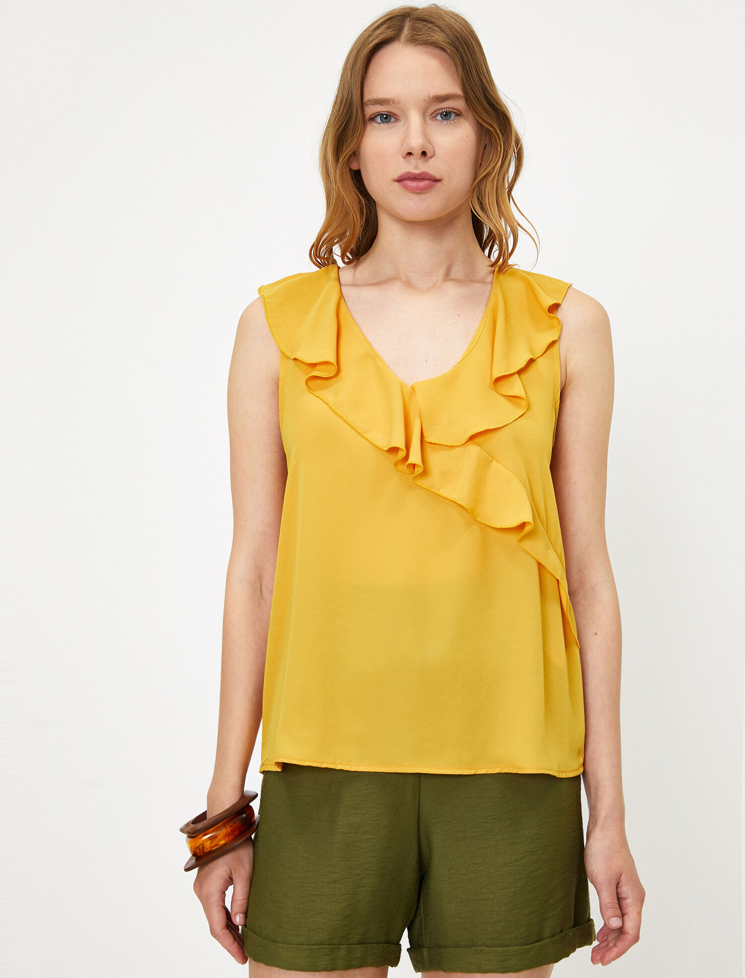   Fırfır Detaylı Bluz