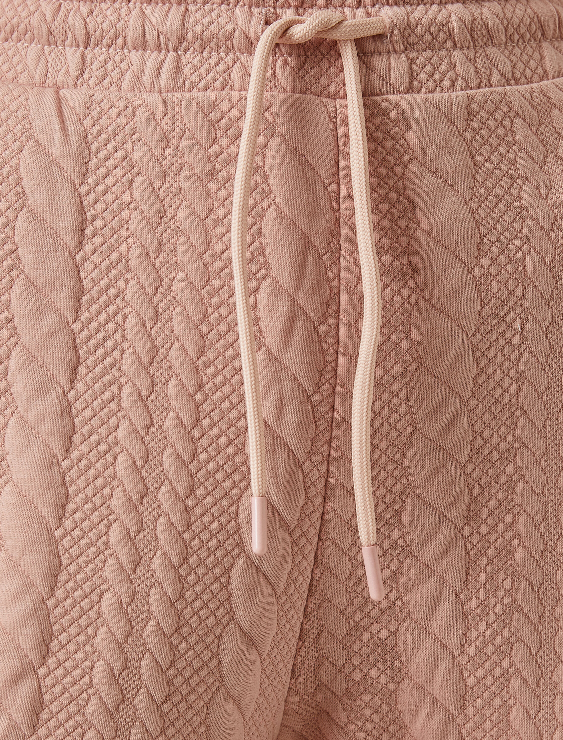   Örgü Desenli Belden Bağlamalı Jogger Eşofman Altı